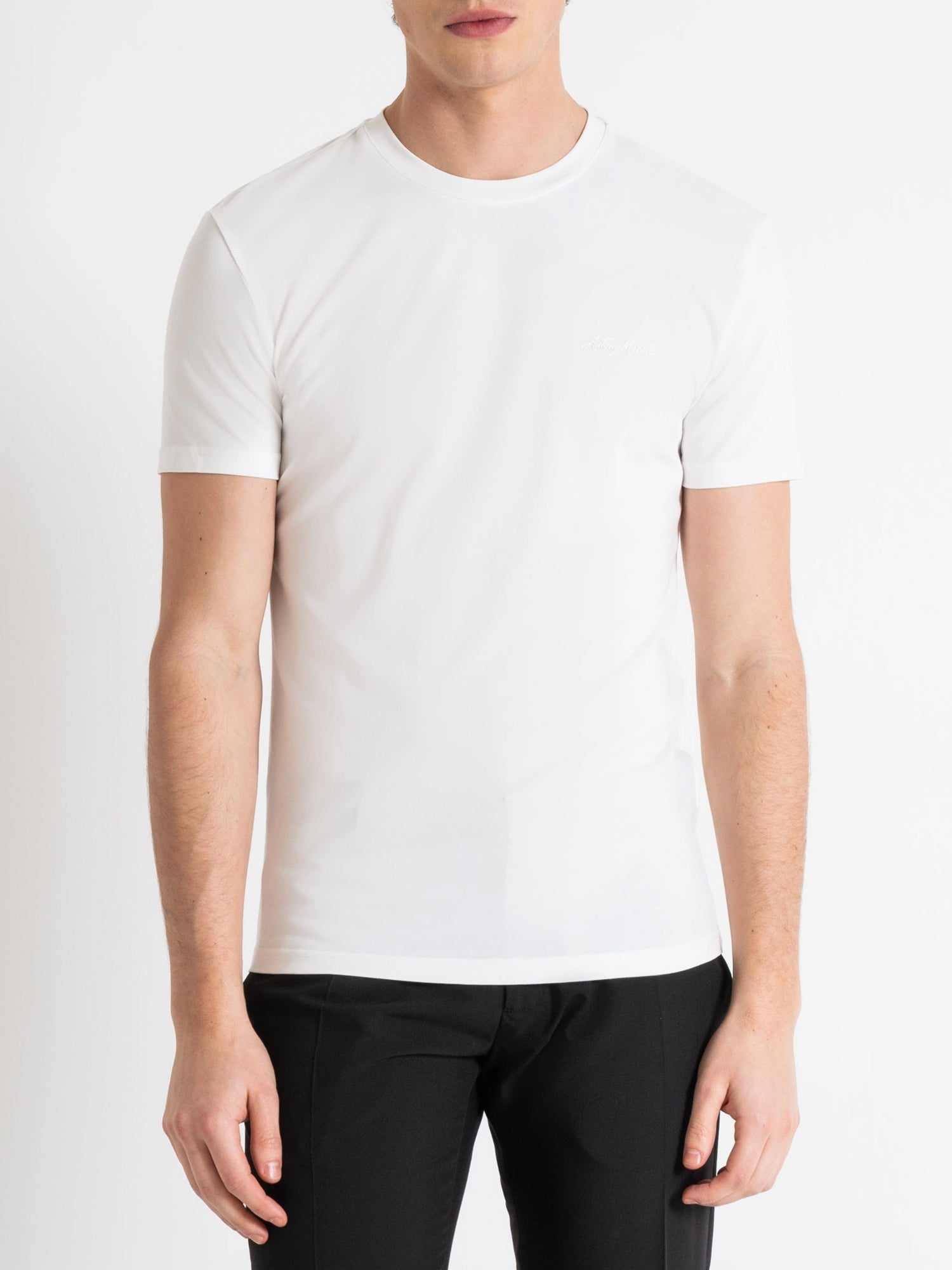 ANTONY MORATO T-SHIRT SUPER SLIM FIT BIANCO