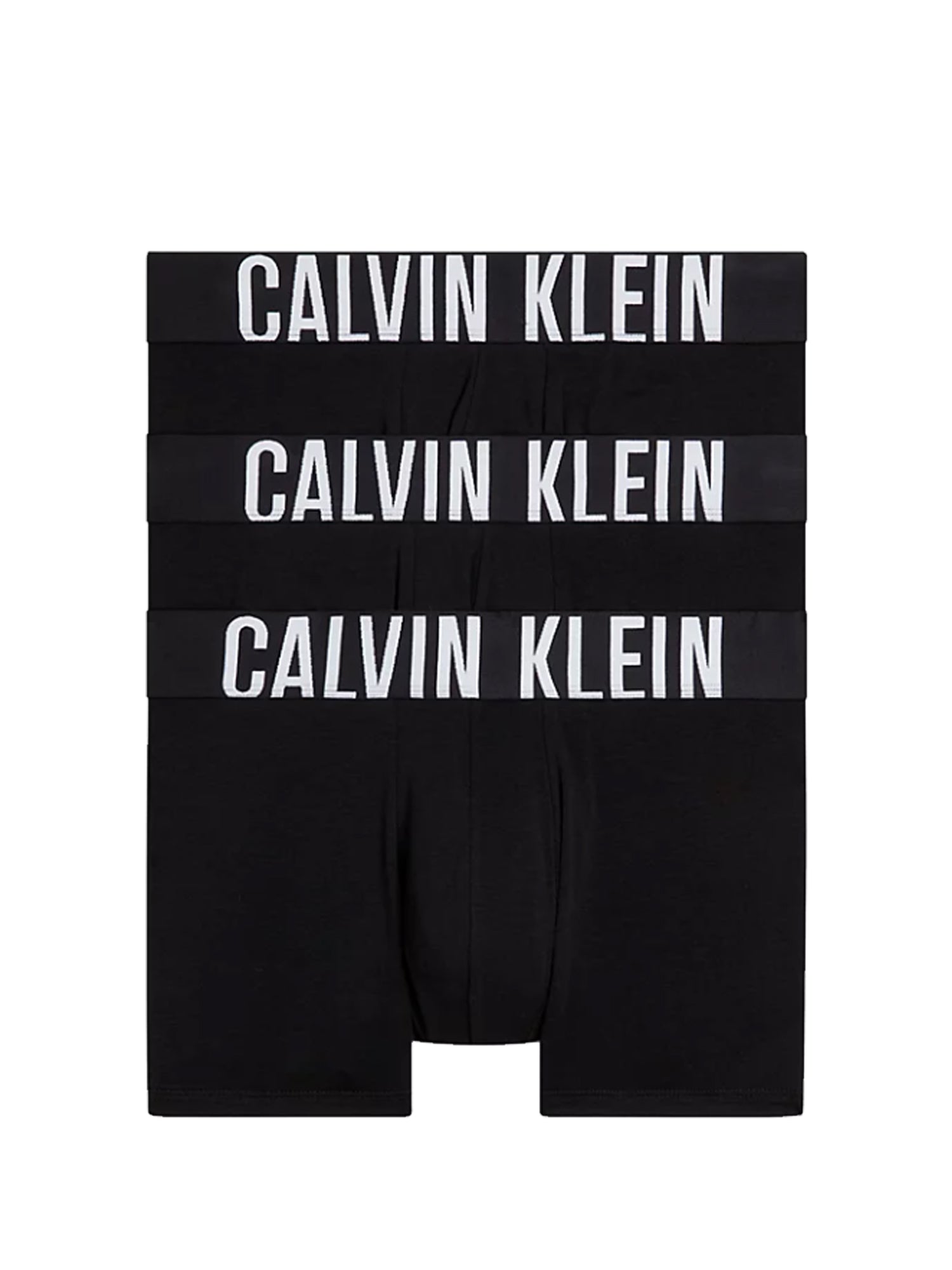 CALVIN KLEIN UNDERWEAR 3 BOXER INTENSE POWER NERO