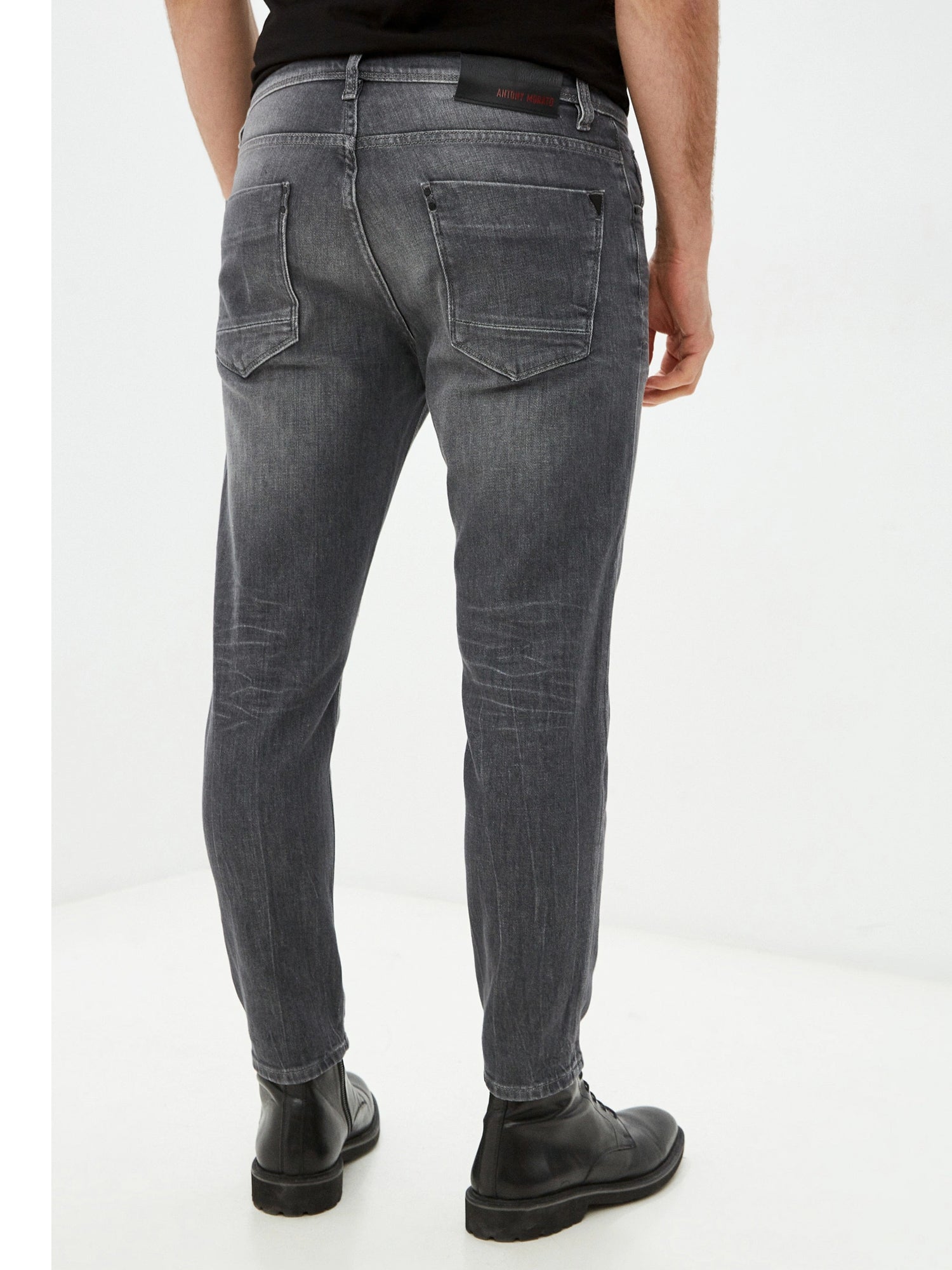 ANTONY MORATO JEANS ARGON SLIM FIT IN DENIM NERO SLAVATO