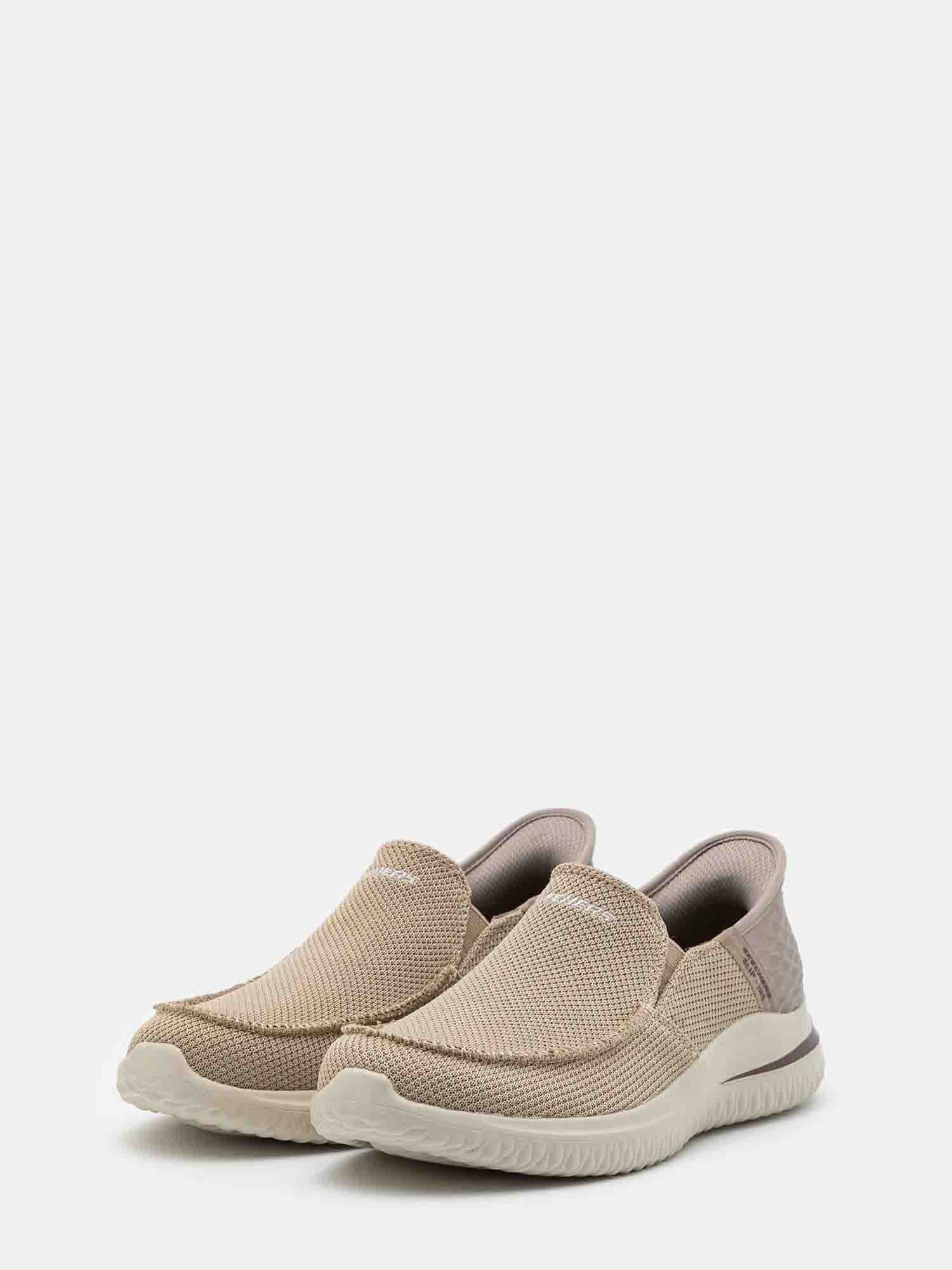 SKECHERS SLIP INS DELSON 3.0 SLIP ON TAUPE