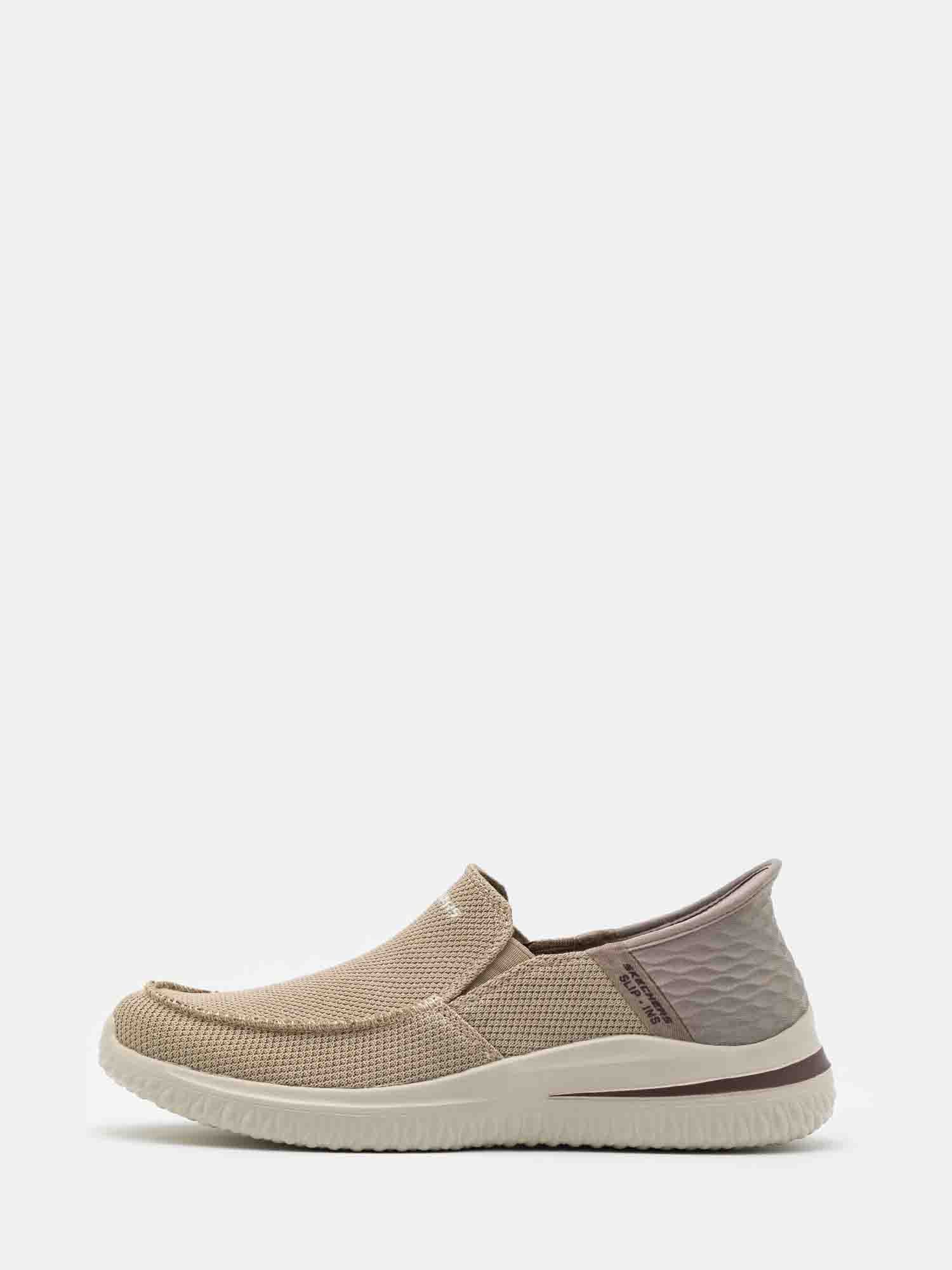 SKECHERS SLIP INS DELSON 3.0 SLIP ON TAUPE