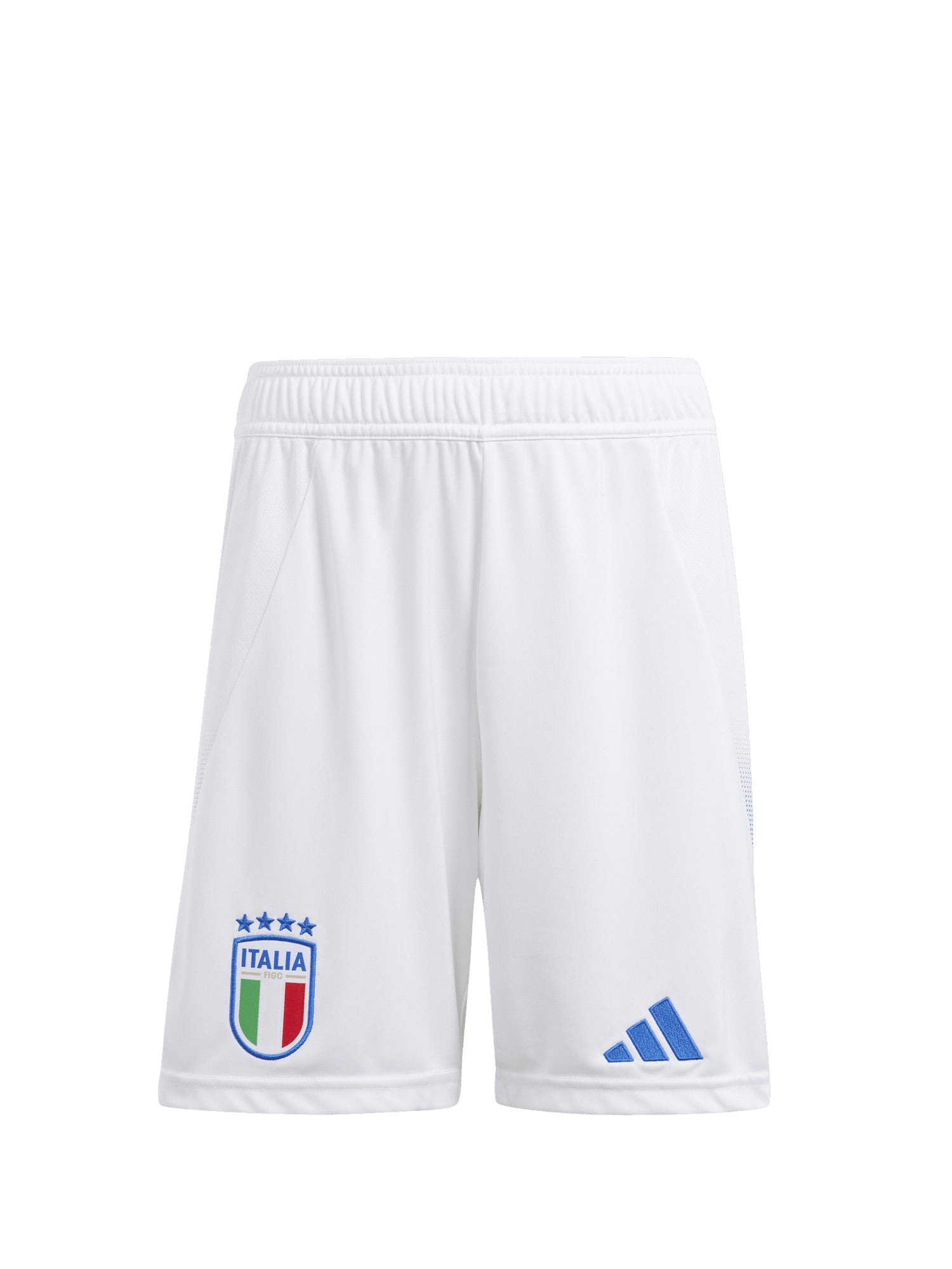 ADIDAS SHORTS ITALIA HOME 24 JUNIOR BIANCO - AZZURRO