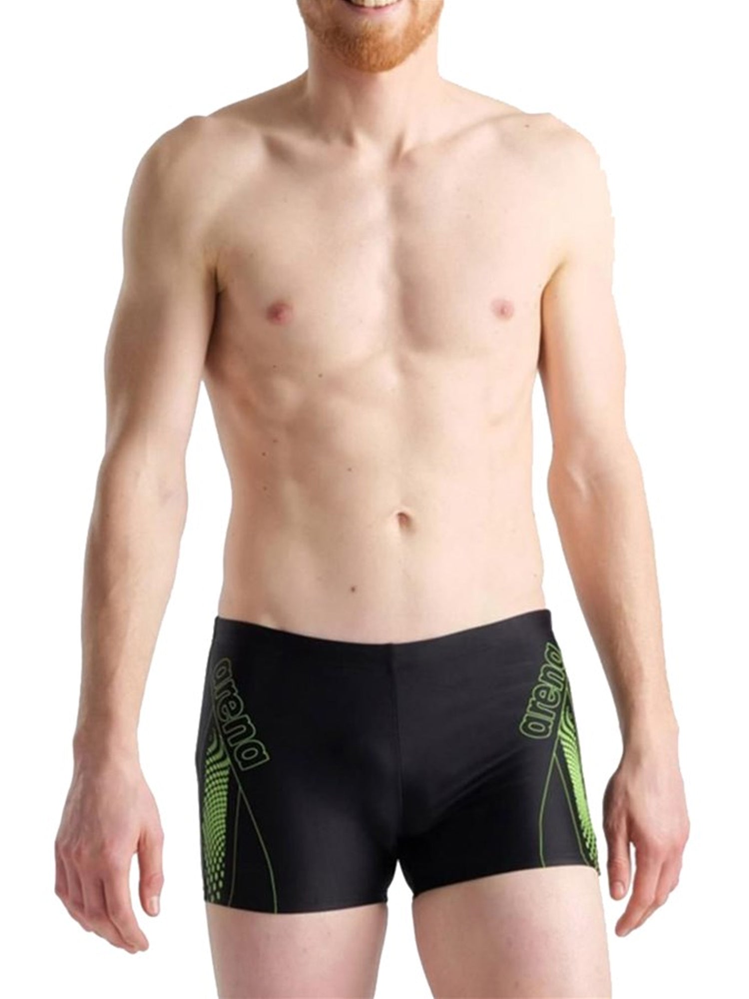 ARENA COSTUME DA BAGNO SHORT GRAPHIC NERO - VERDE