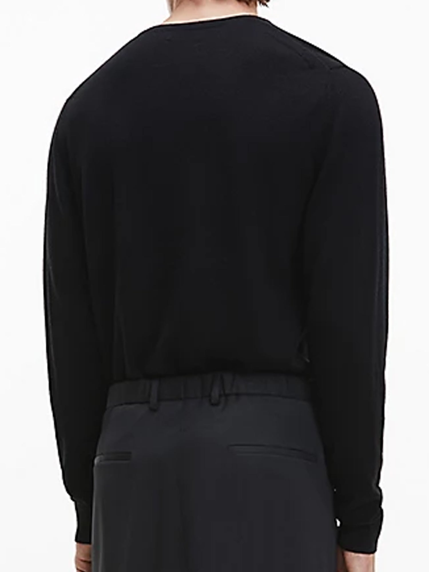 CALVIN KLEIN PULLOVER GIROCOLLO NERO