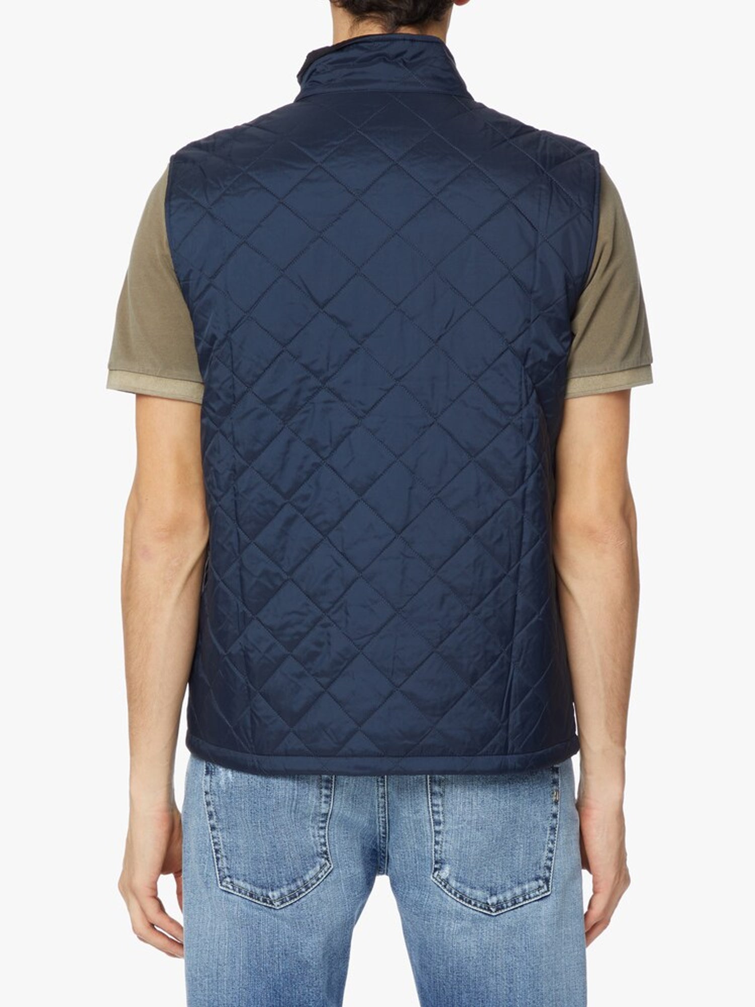 BARBOUR GILET TRAPUNTATO CREST BLU