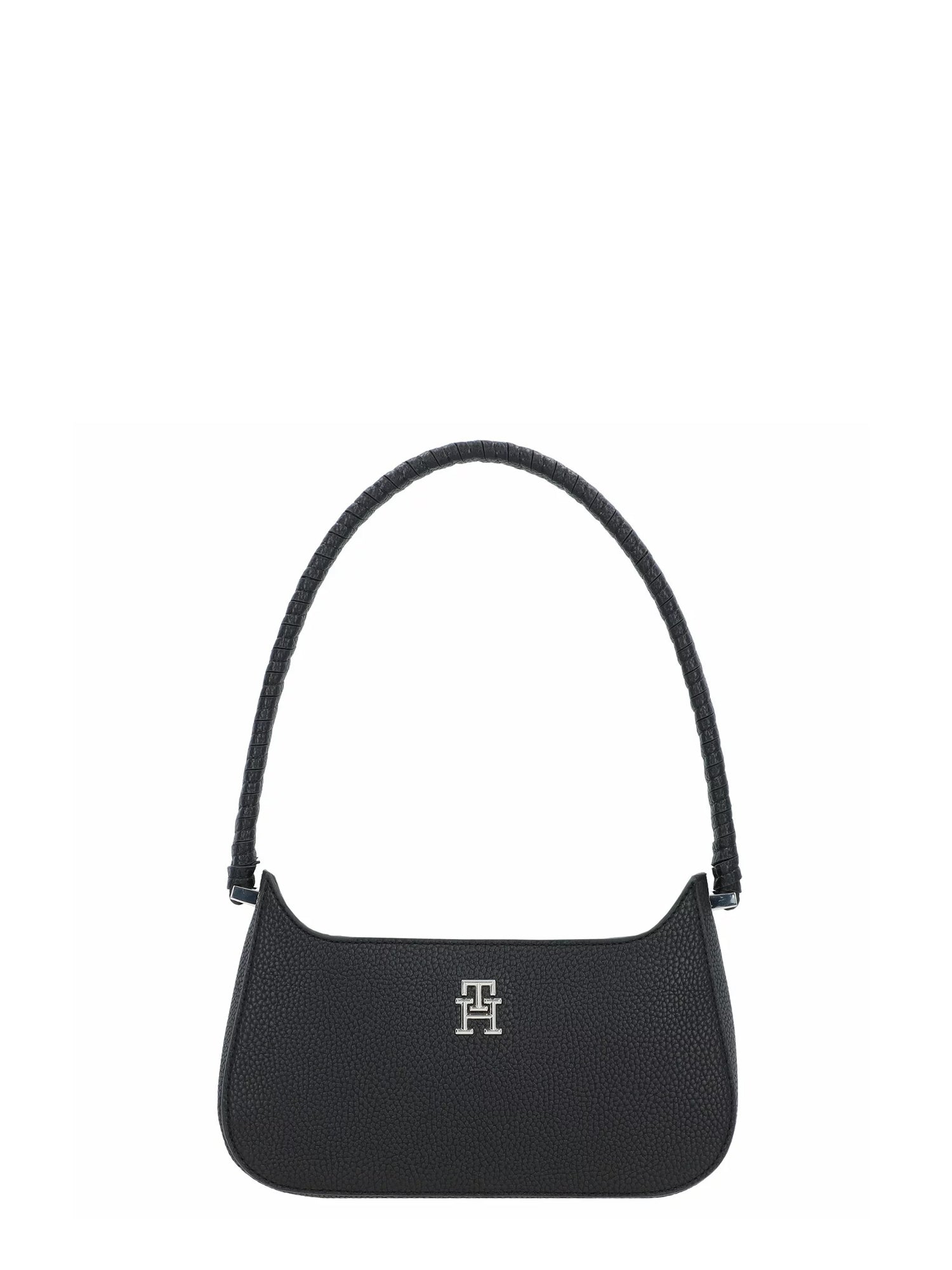 TOMMY HILFIGER ACCESSORIES BORSA A MANO EMBLEM NERO