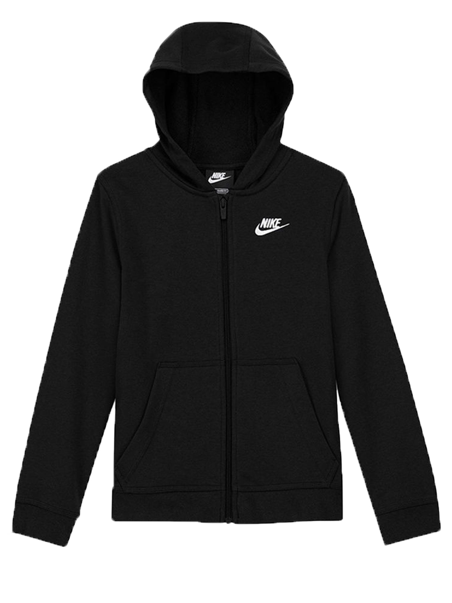 NIKE FELPA CLUB FULL ZIP NERO