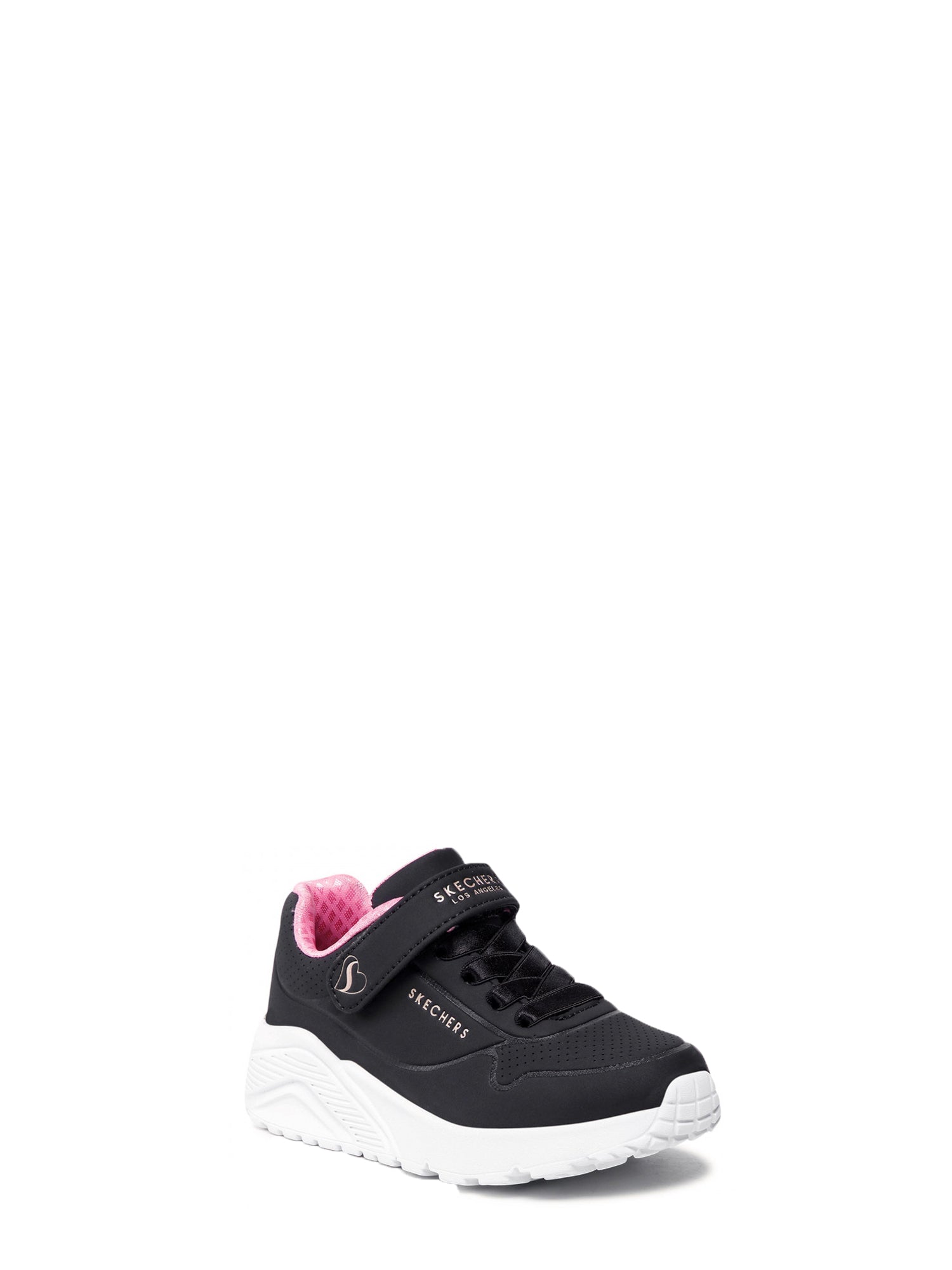 SKECHERS SNEAKERS UNO LITE NERO - ROSA