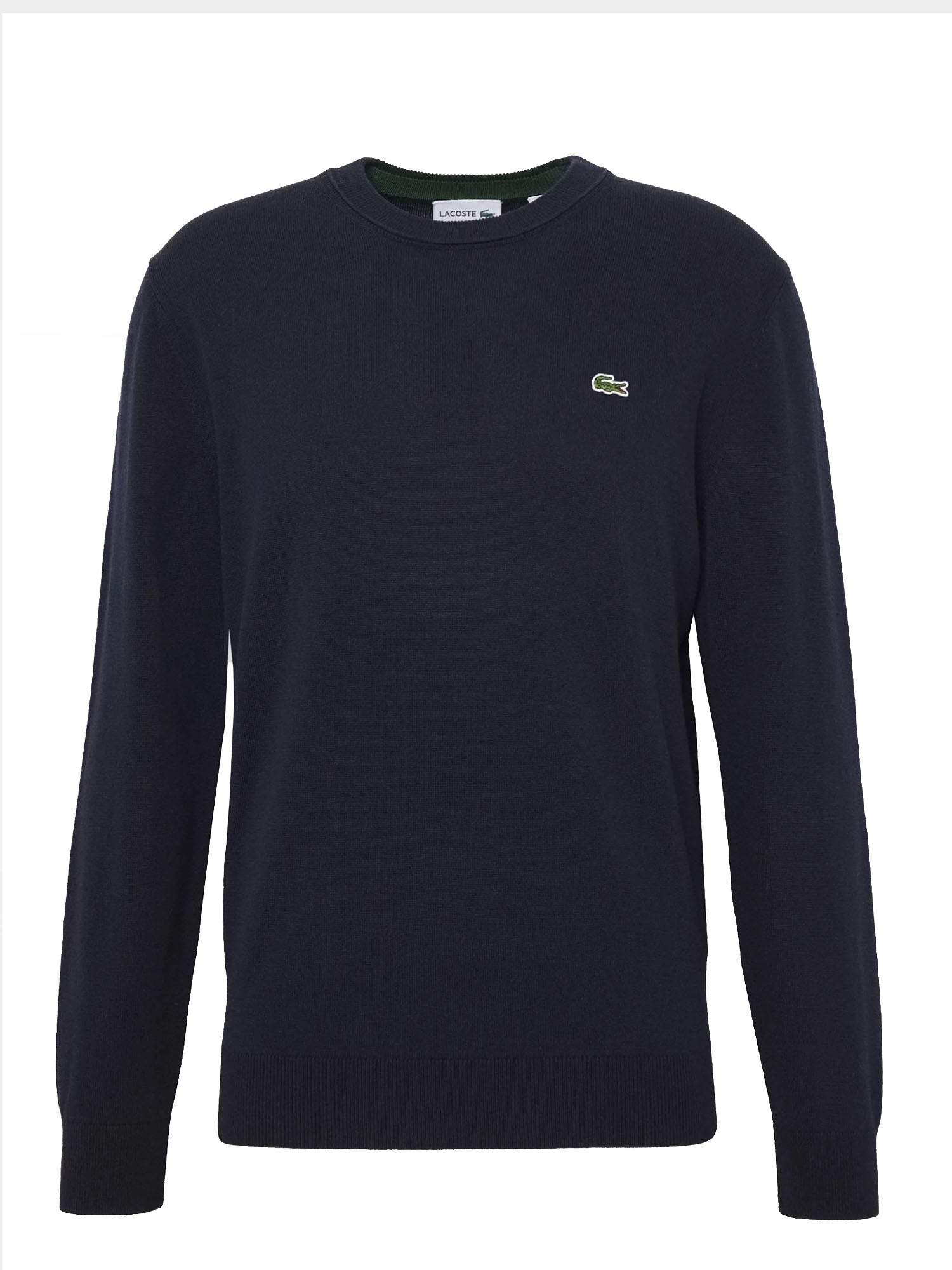 LACOSTE PULLOVER GIROCOLLO BLU SCURO