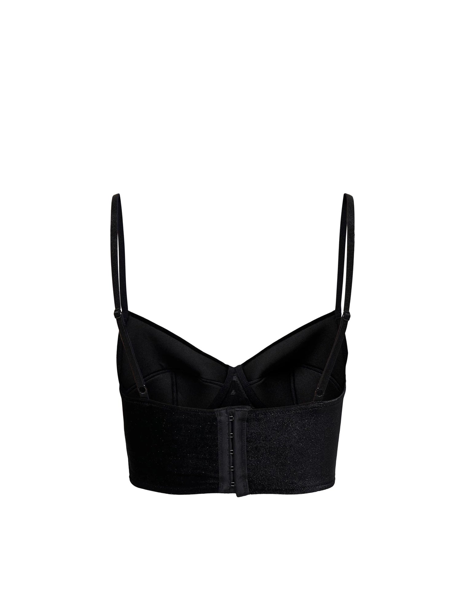 ONLY VELMA TOP CON SPALLINA NERO LUREX