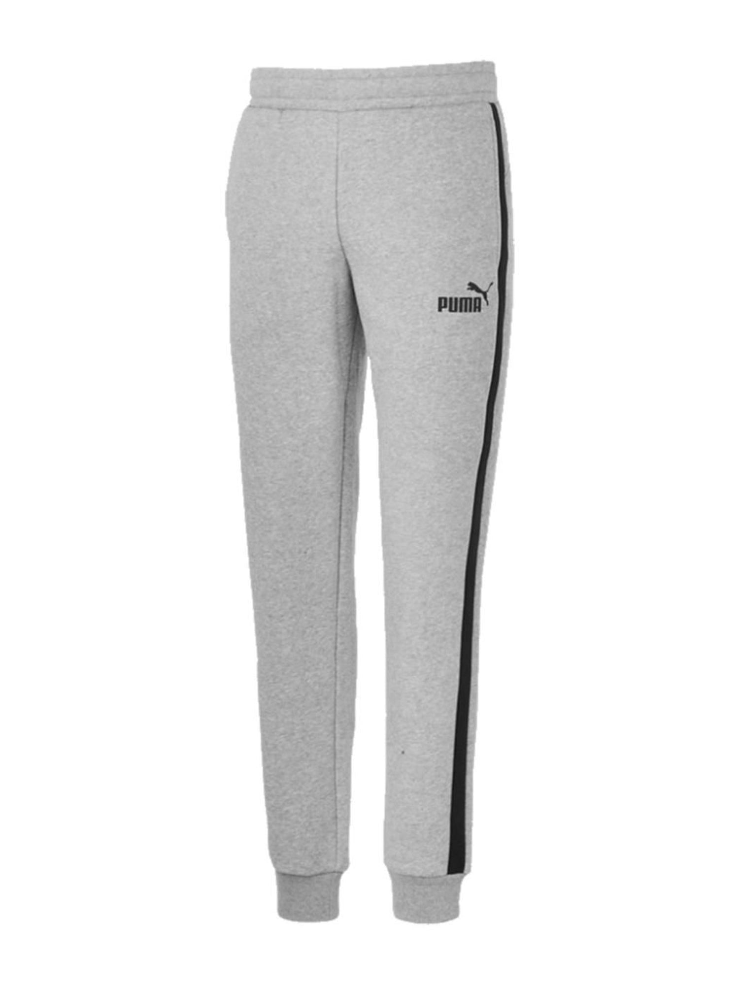 PUMA PANTALONE SPORTIVO BIG LOGO GRIGIO