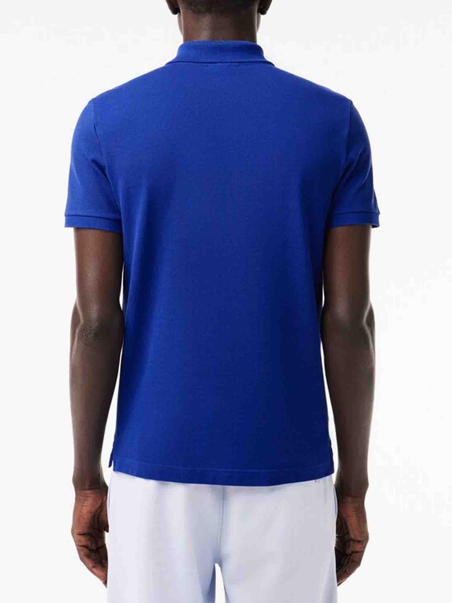 LACOSTE POLO SLIM FIT BLU CHIARO