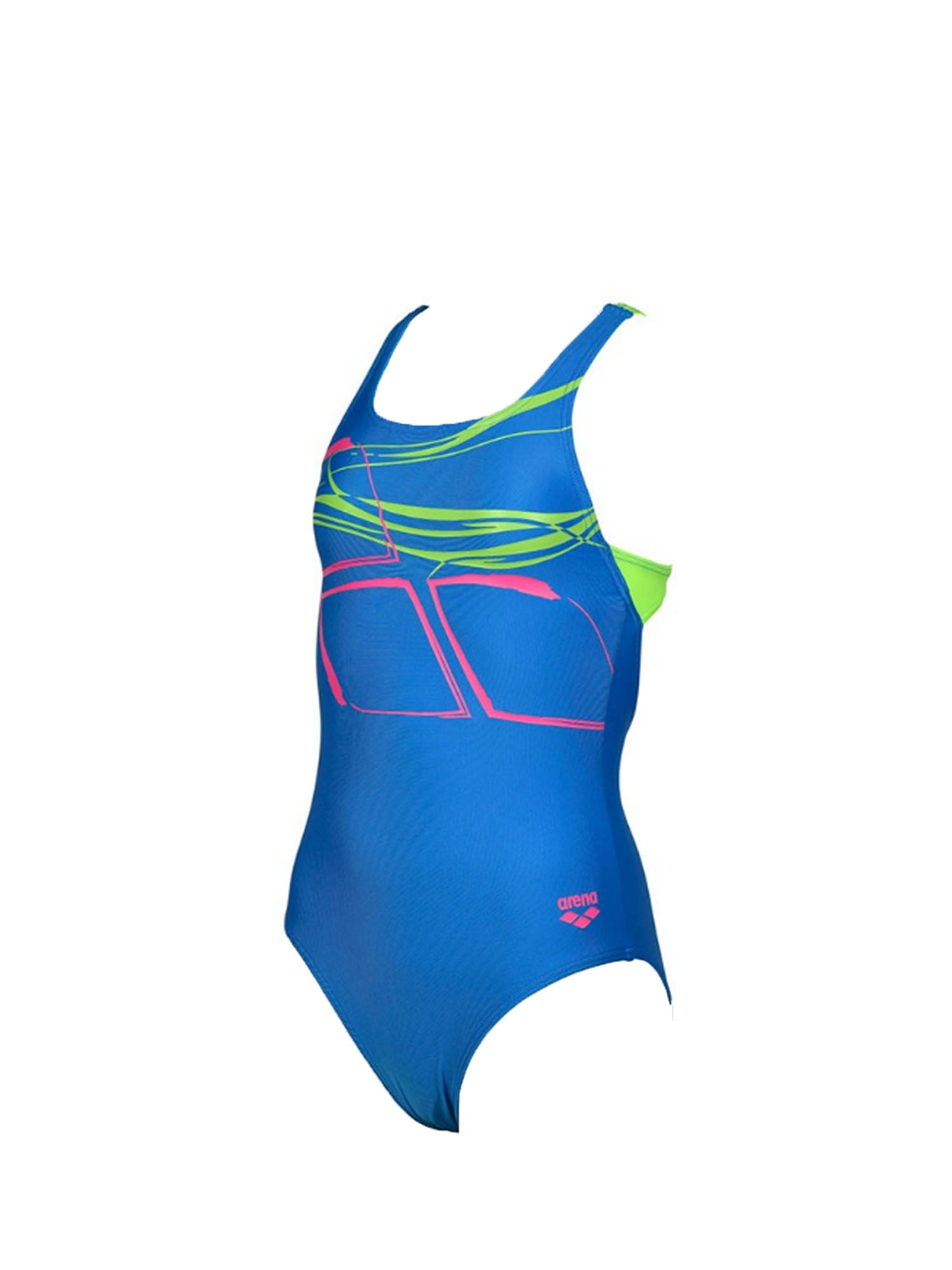 ARENA COSTUME DA BAGNO SWIM PRO CON LOGO AZZURRO - VERDE