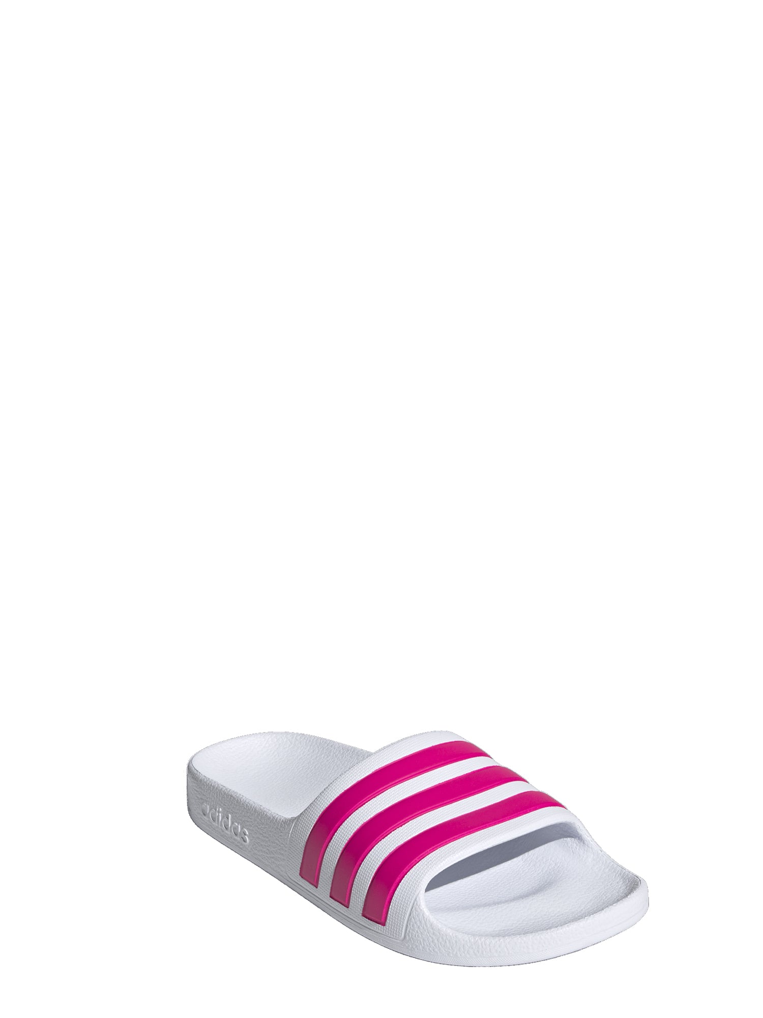 ADIDAS CIABATTE ADILETTE AQUA KIDS BIANCO - FUXIA