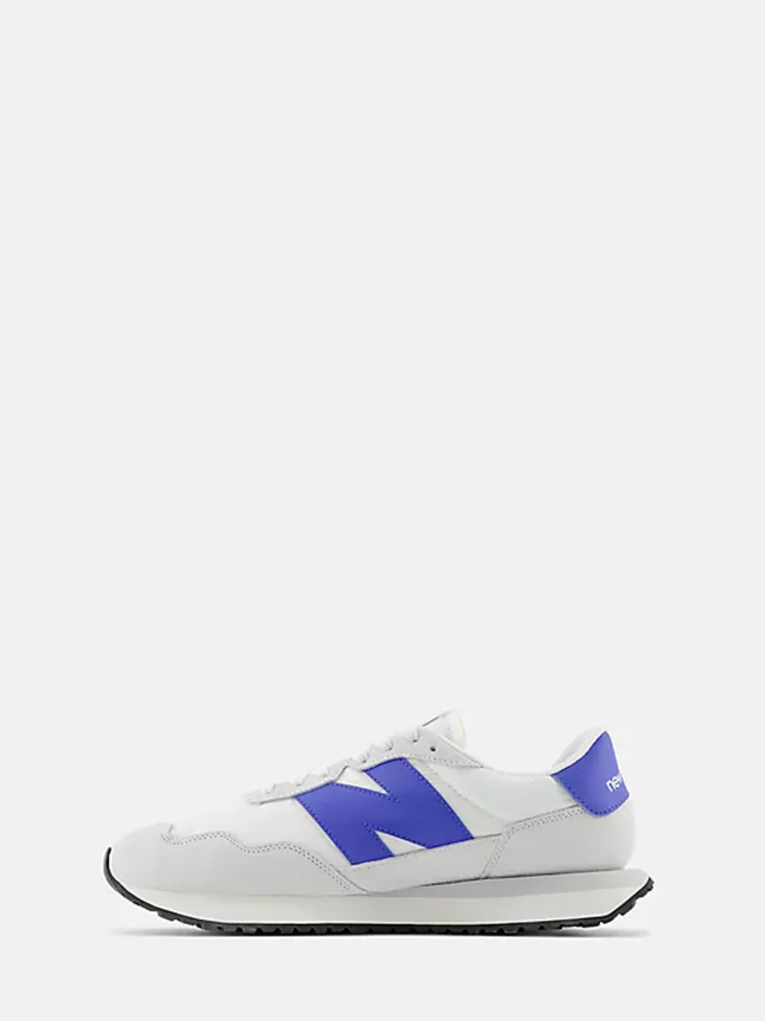 NEW BALANCE SNEAKERS LIFESTYLE 237 BIANCO-GRIGIO-BLU ROYAL