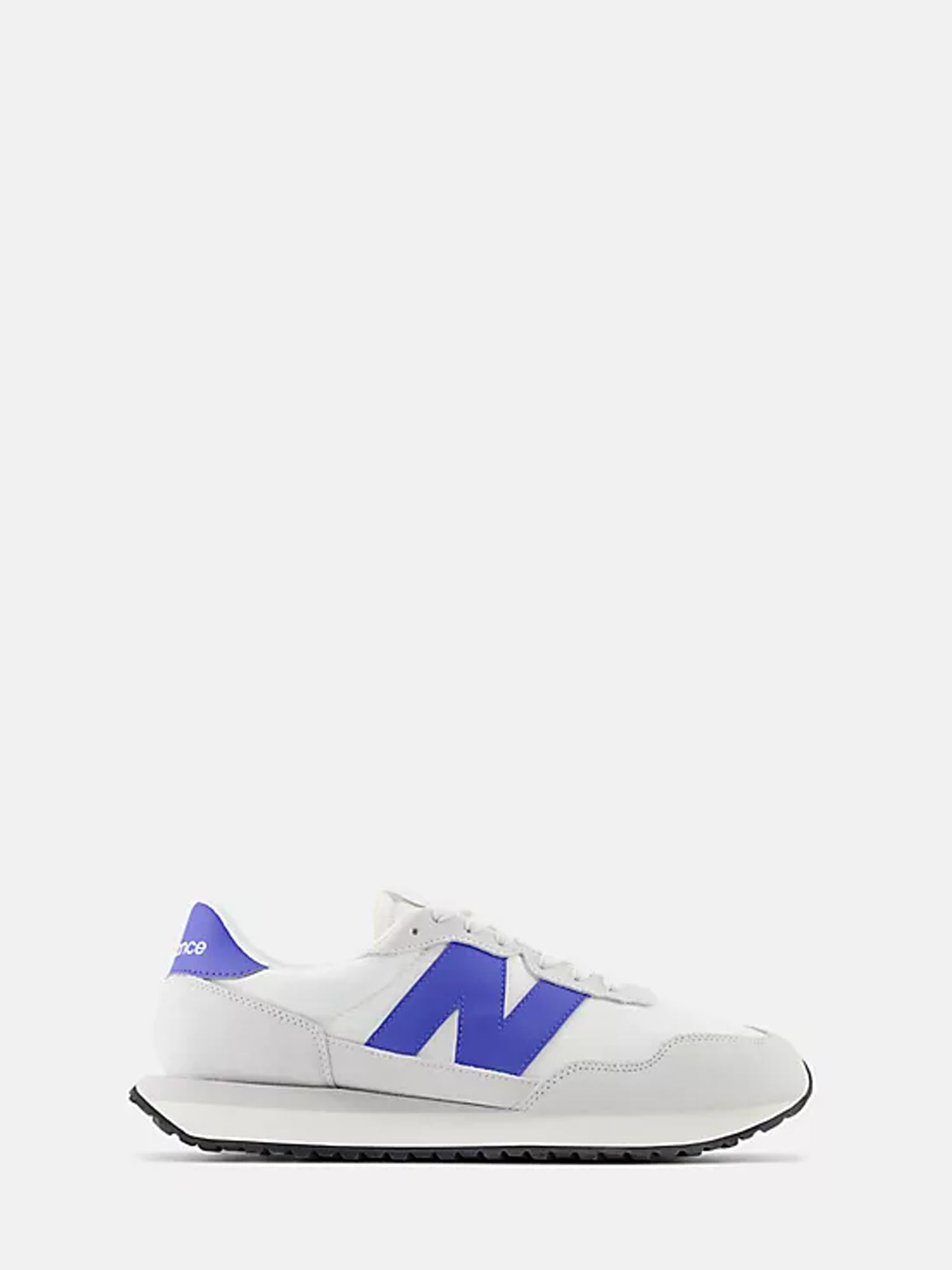 NEW BALANCE SNEAKERS LIFESTYLE 237 BIANCO-GRIGIO-BLU ROYAL