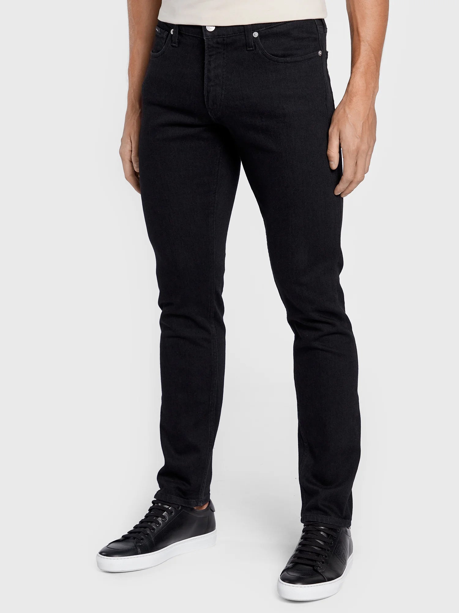 CALVIN KLEIN JEANS IN DENIM NERO