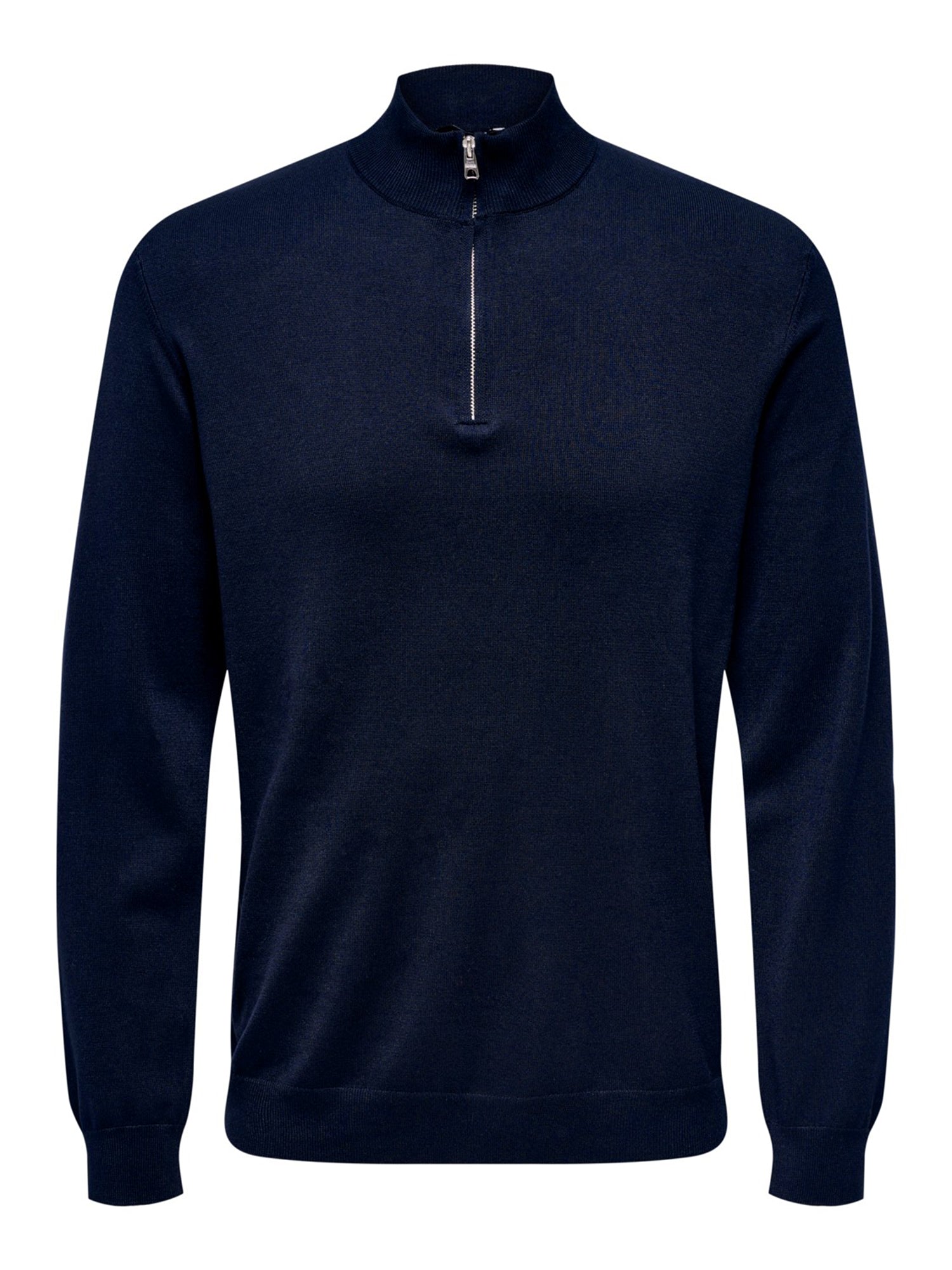 ONLY&SONS PULLOVER IN MAGLIA A COLLO ALTO BLU SCURO