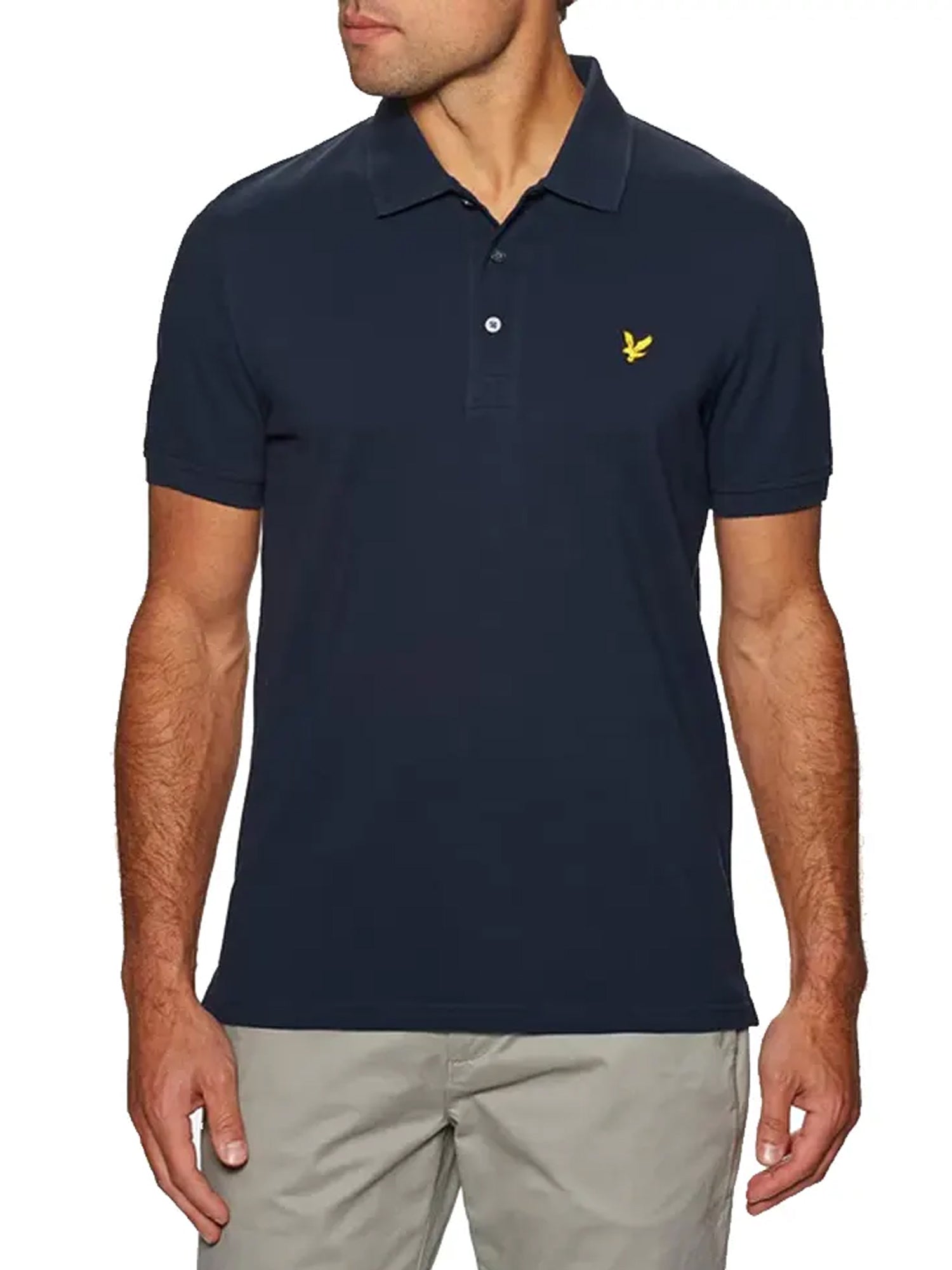 LYLE&SCOTT POLO PLAIN BLU SCURO