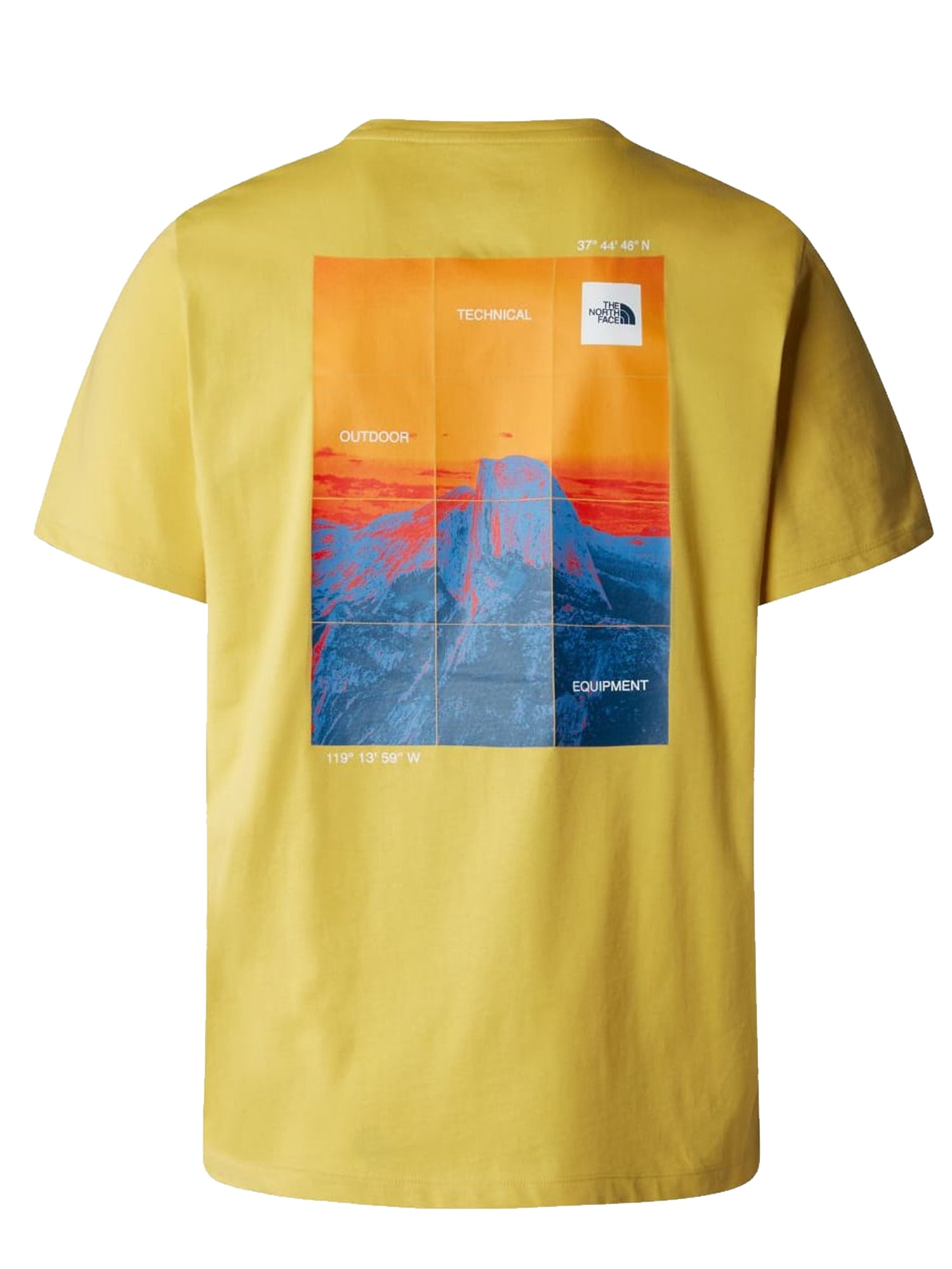 THE NORTH FACE T-SHIRT FOUNDATION HEATGRAPHIC GIALLO