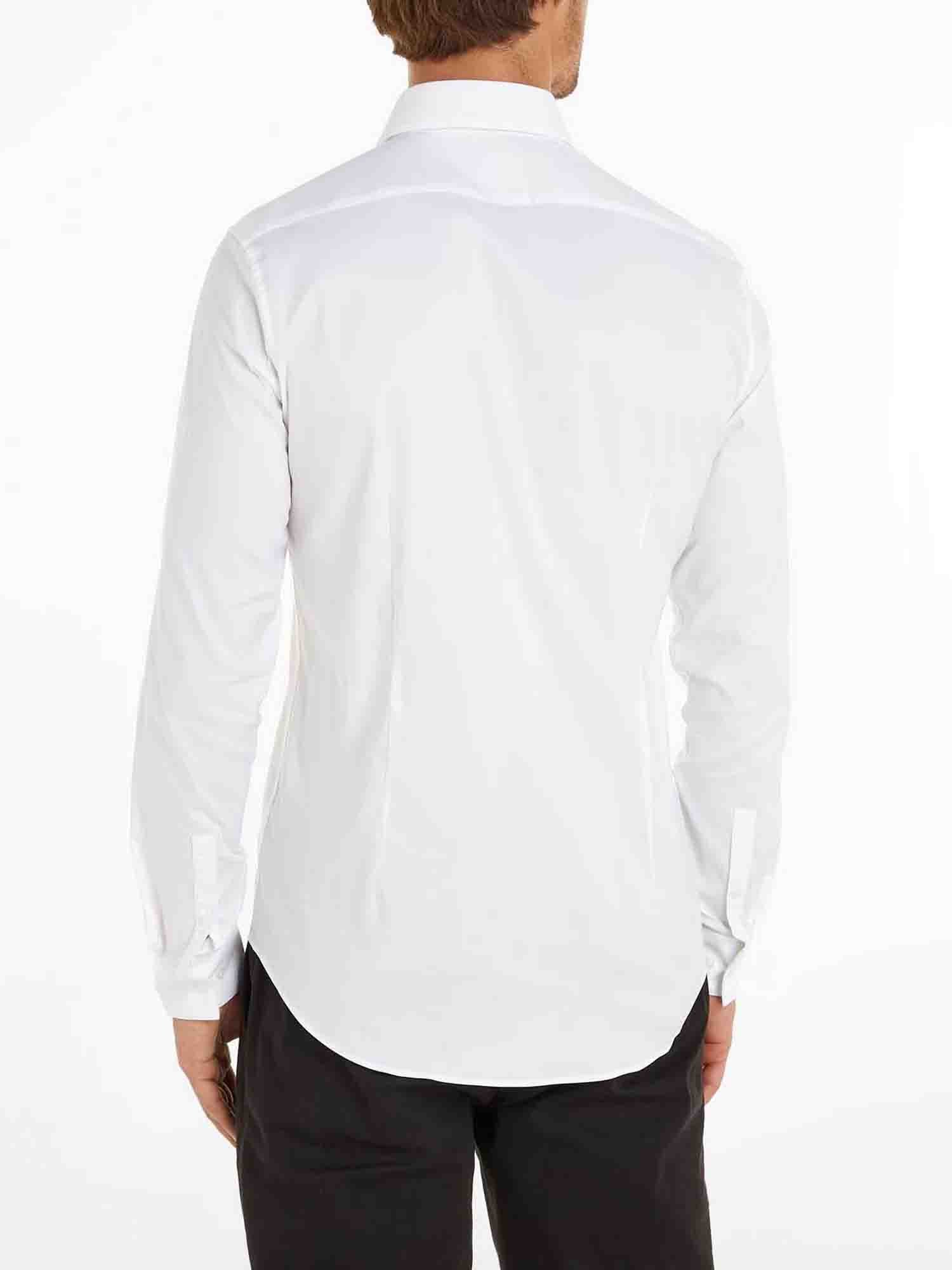 CALVIN KLEIN CAMICIA PERFORMANCE SLIM FIT BIANCO