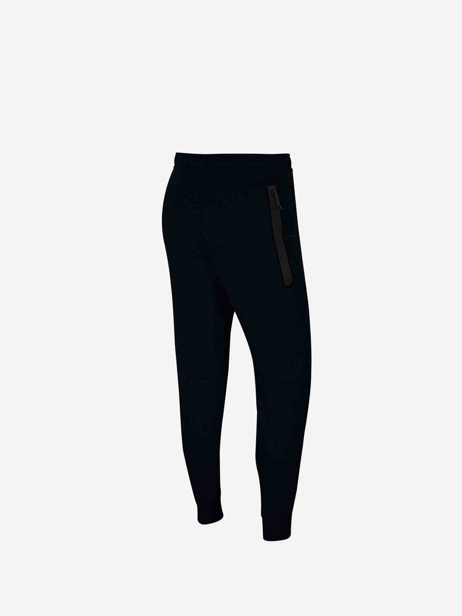 NIKE PANTALONE UOMO TECH FLEECE NERO