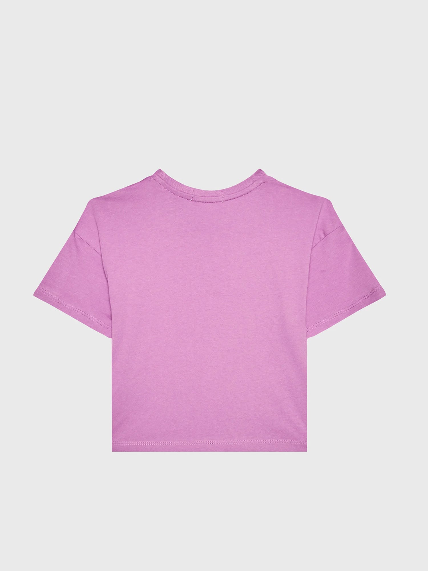 CALVIN KLEIN KIDS T-SHIRT DAL TAGLIO SQUADRATO VIOLA