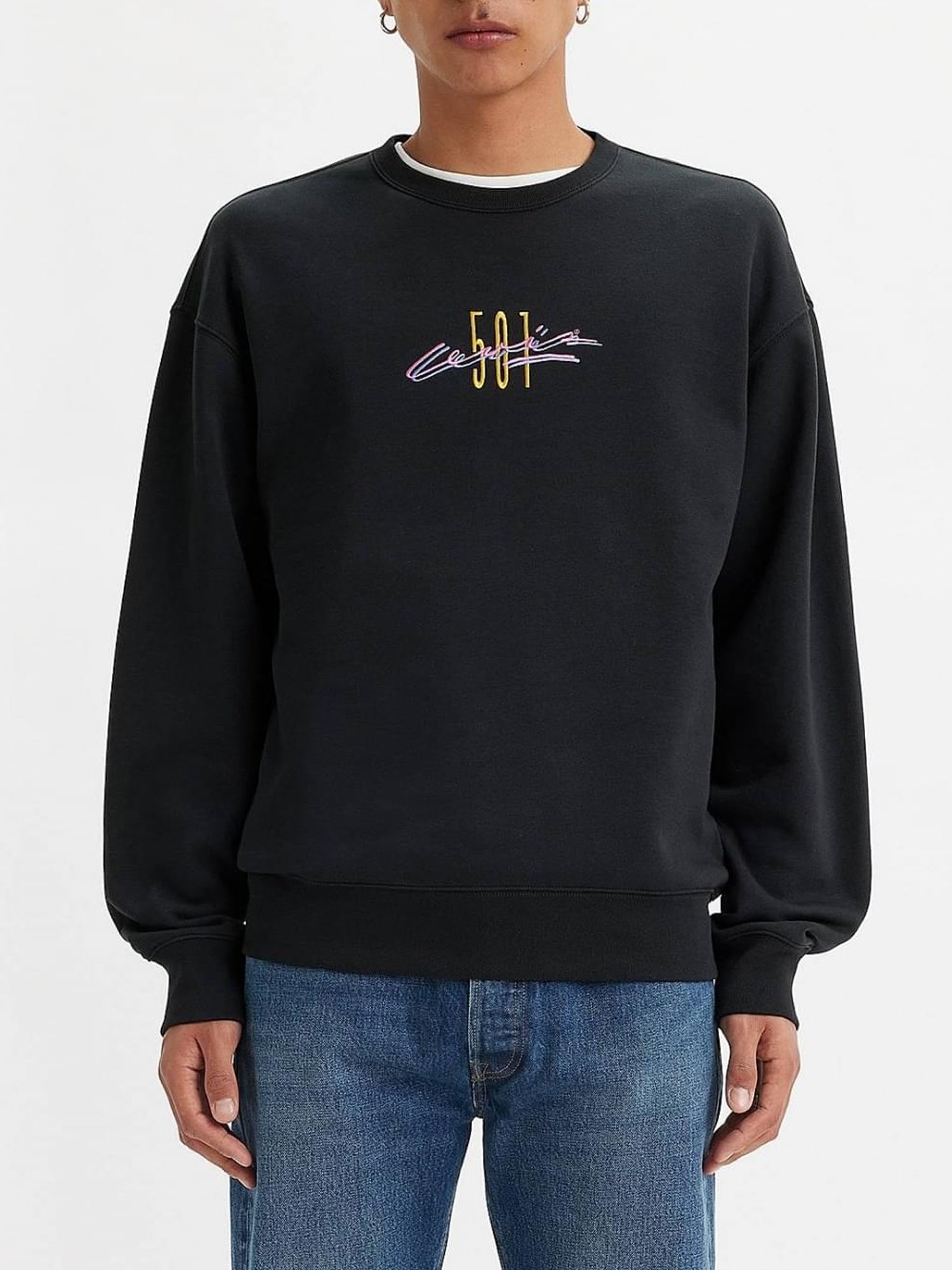 RELAXED FIT GRAPHIC CREWNECK SWEATSHIRT