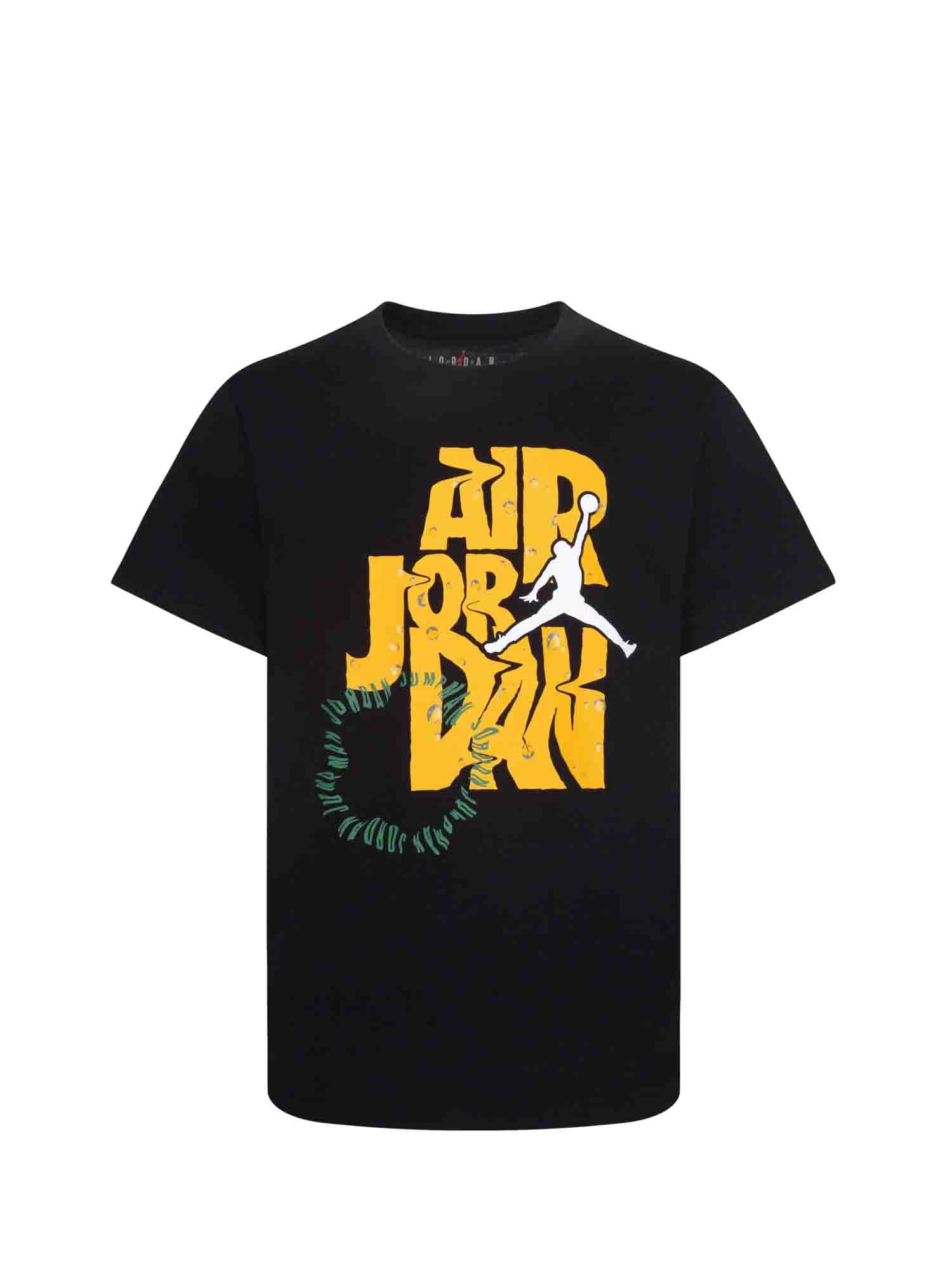 JORDAN FUEL UP COOL DOWN PROPS T-SHIRT RAGAZZO NERO