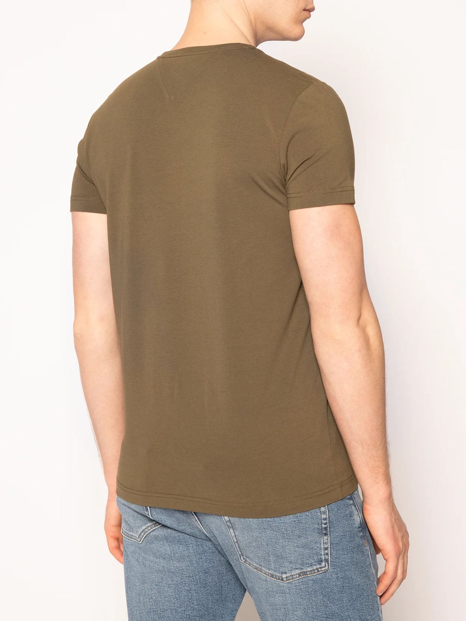 TOMMY HILFIGER T-SHIRT EXTRA SLIM FIT VERDE