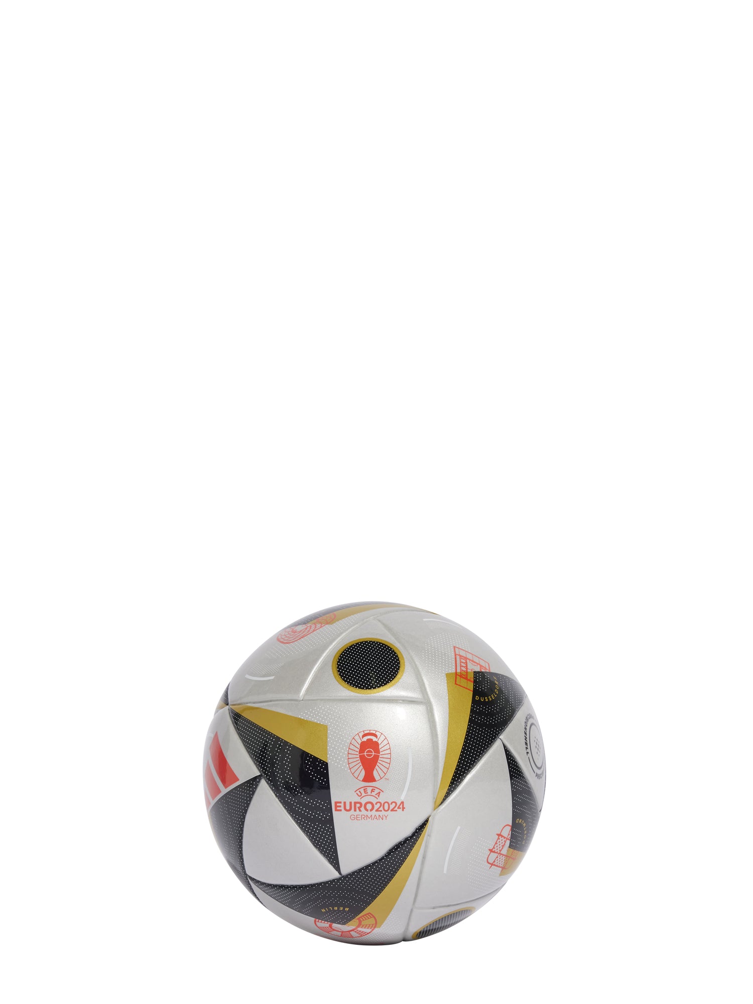 ADIDAS MINI PALLONE EURO24 FINALE LEAGUE GRIGIO - NERO