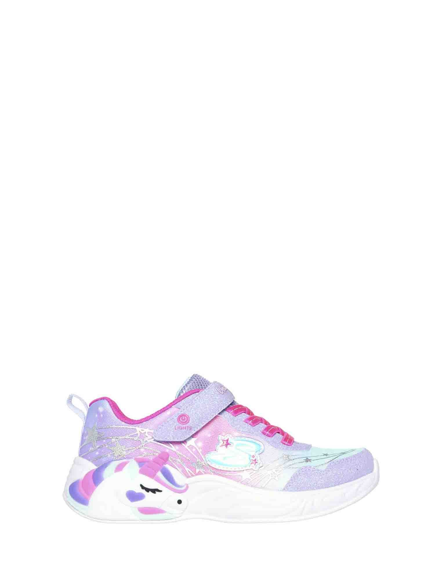 SKECHERS UNICORN DREAMS WISHFUL MAGIC SNEAKERS LAVANDA-ROSA