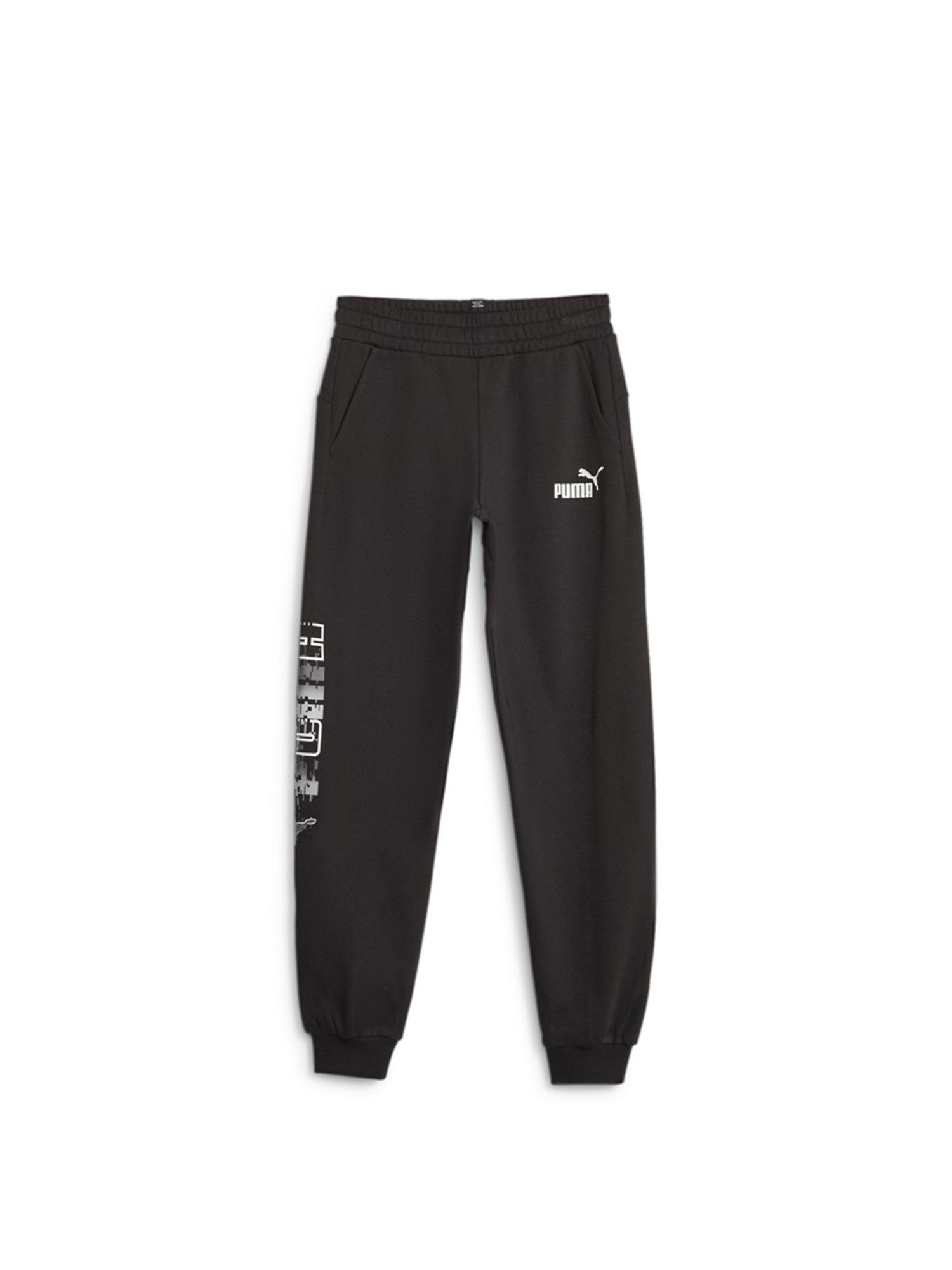 PUMA PANTALONI SPORTIVI ESS+ FUTUREVERSE JR NERO