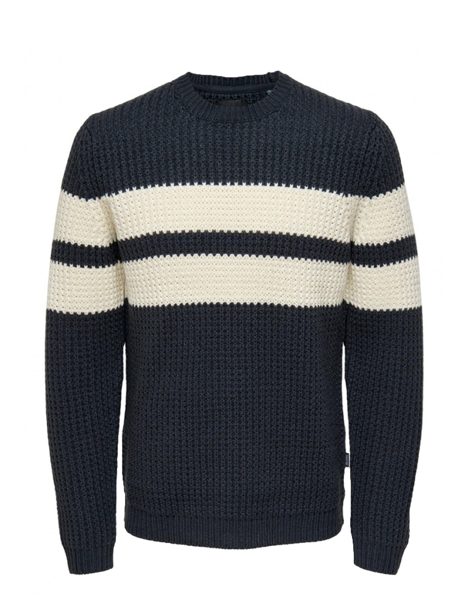 ONLY&SONS PULLOVER LAZLO LAVORATO A MAGLIA BLU