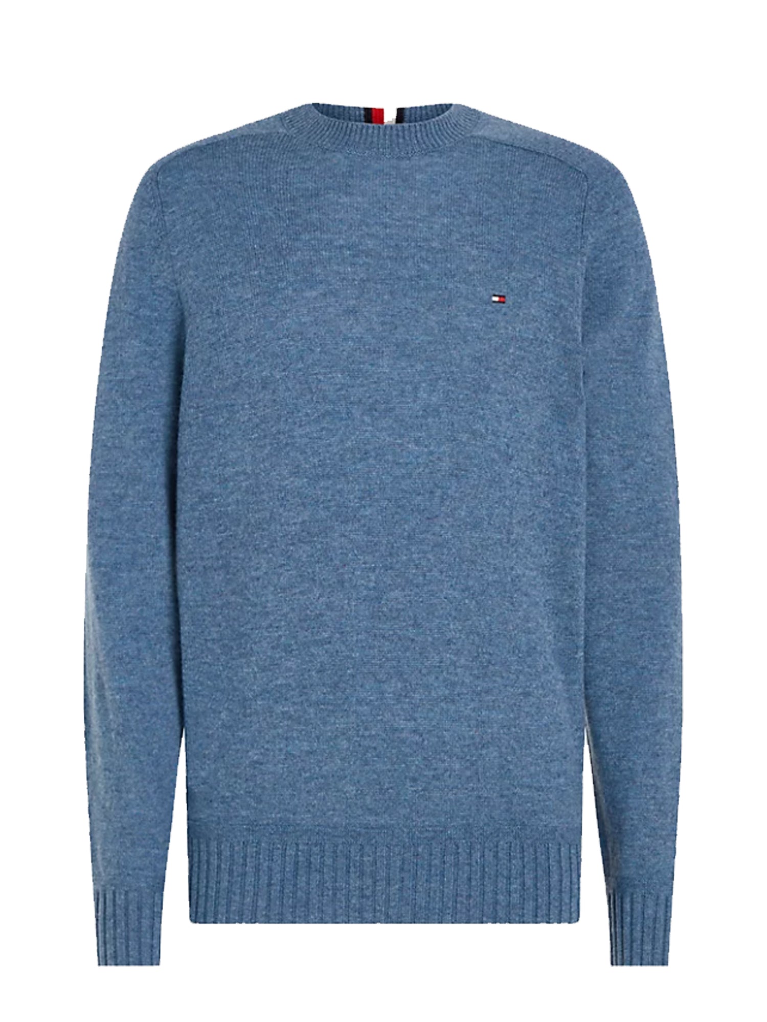 TOMMY HILFIGER PULLOVER IN LANA BLU CHIARO