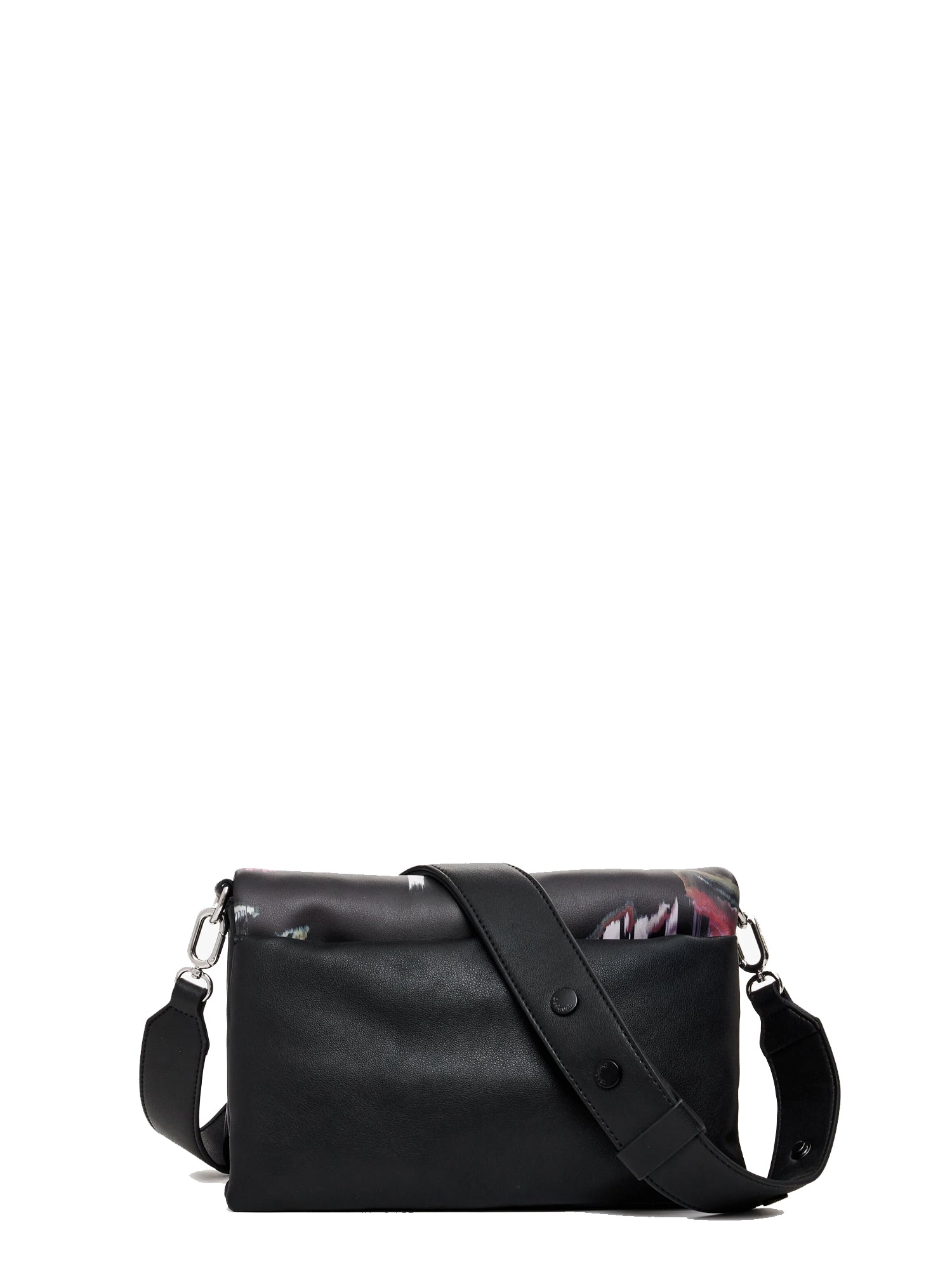 DESIGUAL BORSA EFFETTO PELLE NERO