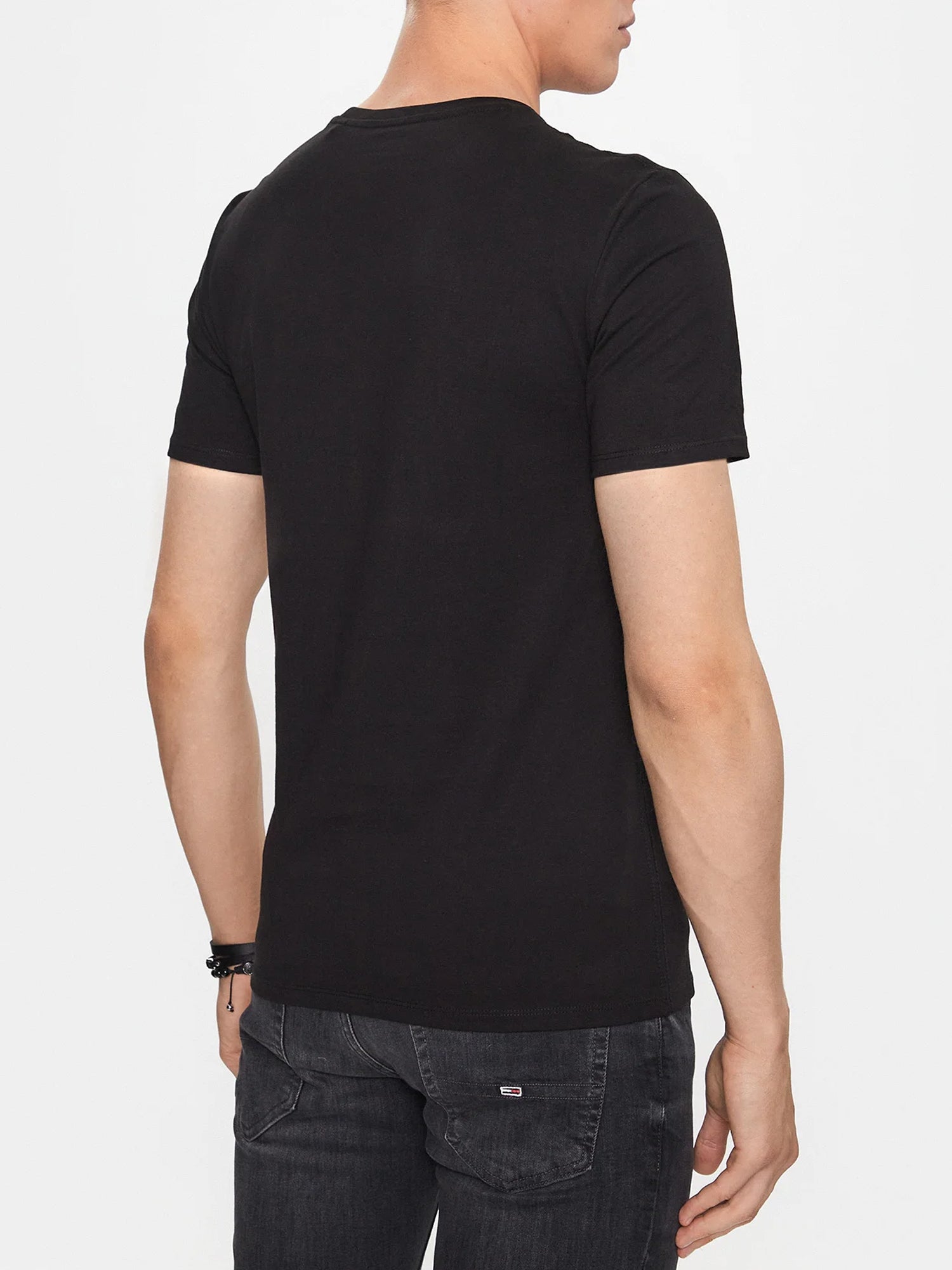 GUESS JEANS T-SHIRT CN SS CORE TEE NERO