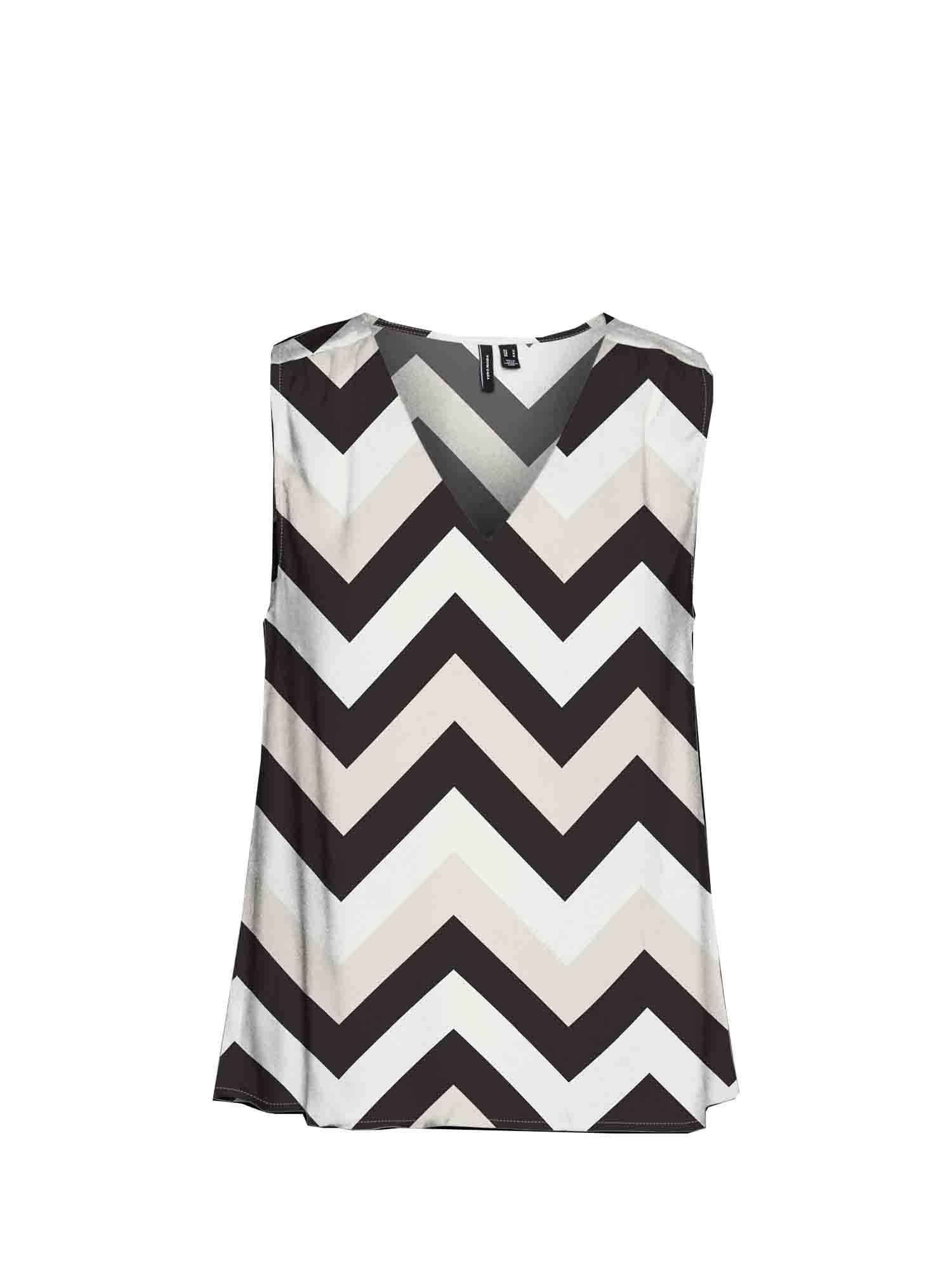 VERO MODA EASY JOY TOP FANTASIA BLACK ZIGGA