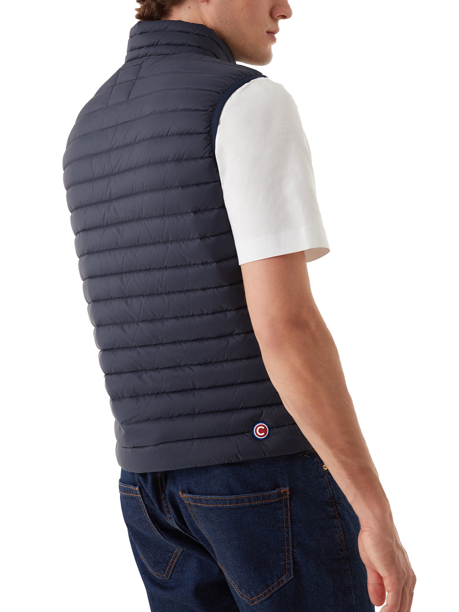 COLMAR ORIGINALS GILET SPORTIVO IN PIUMA BLU