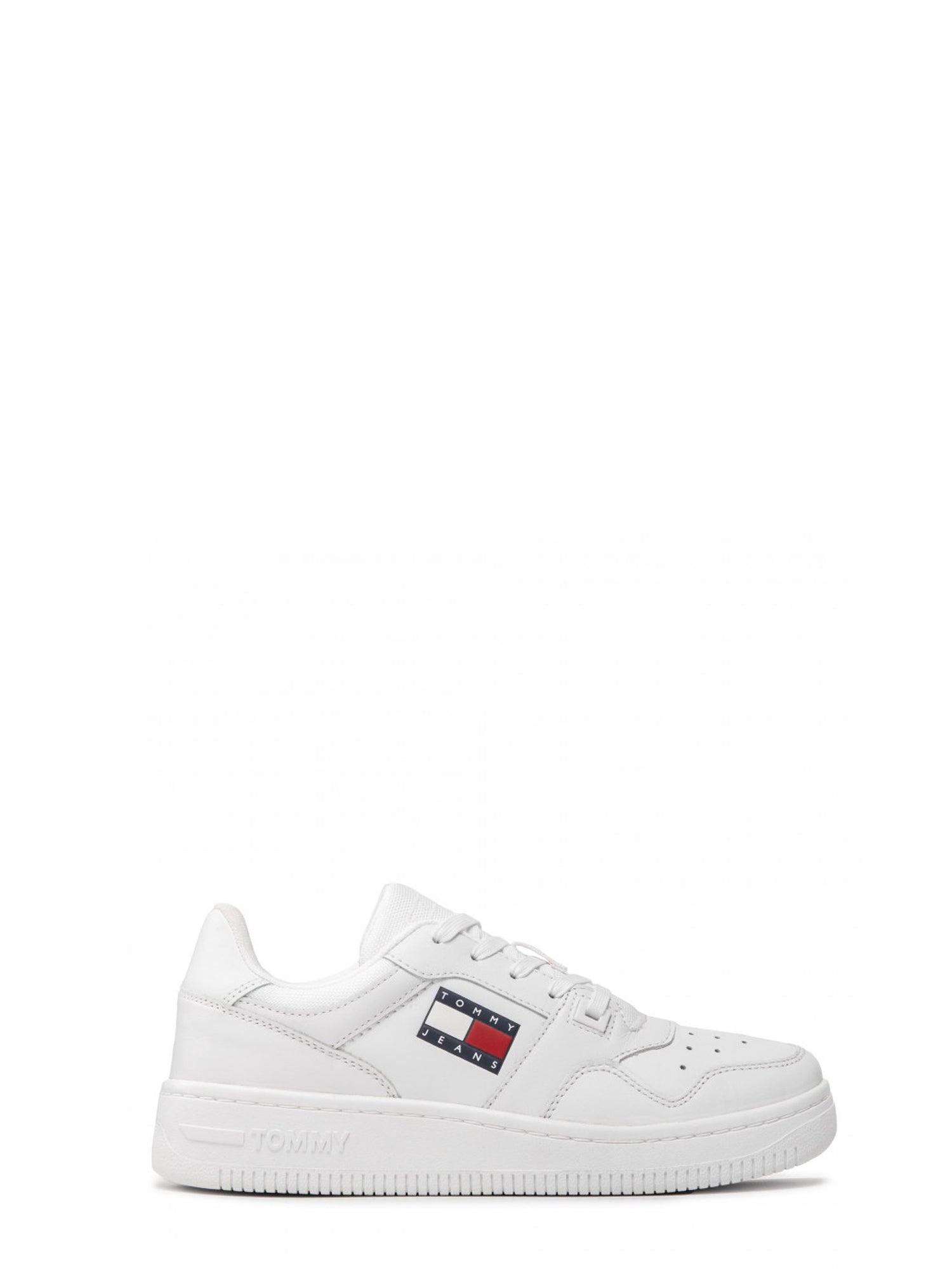 TOMMY HILFIGER SHOES SNEAKERS BASSE ESSENTIAL RÉTRO BIANCO