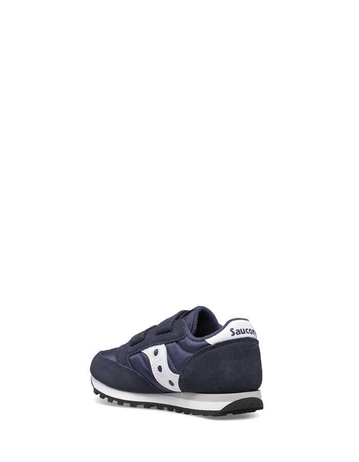 SAUCONY SNEAKERS JAZZ DOUBLE HOOK & LOOP BLU - BIANCO