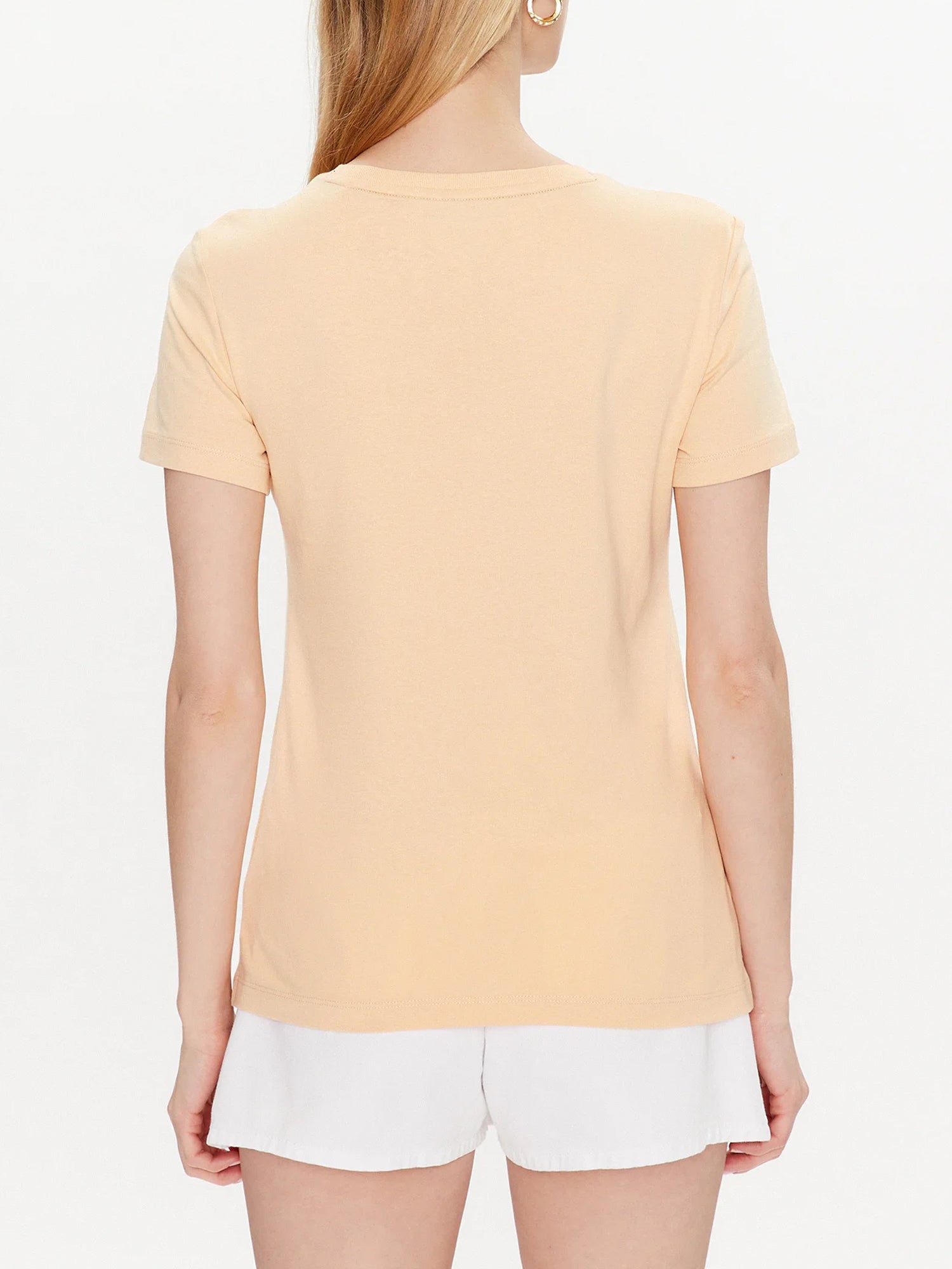 GUESS JEANS T-SHIRT MANICA CORTA ICON ARANCIO