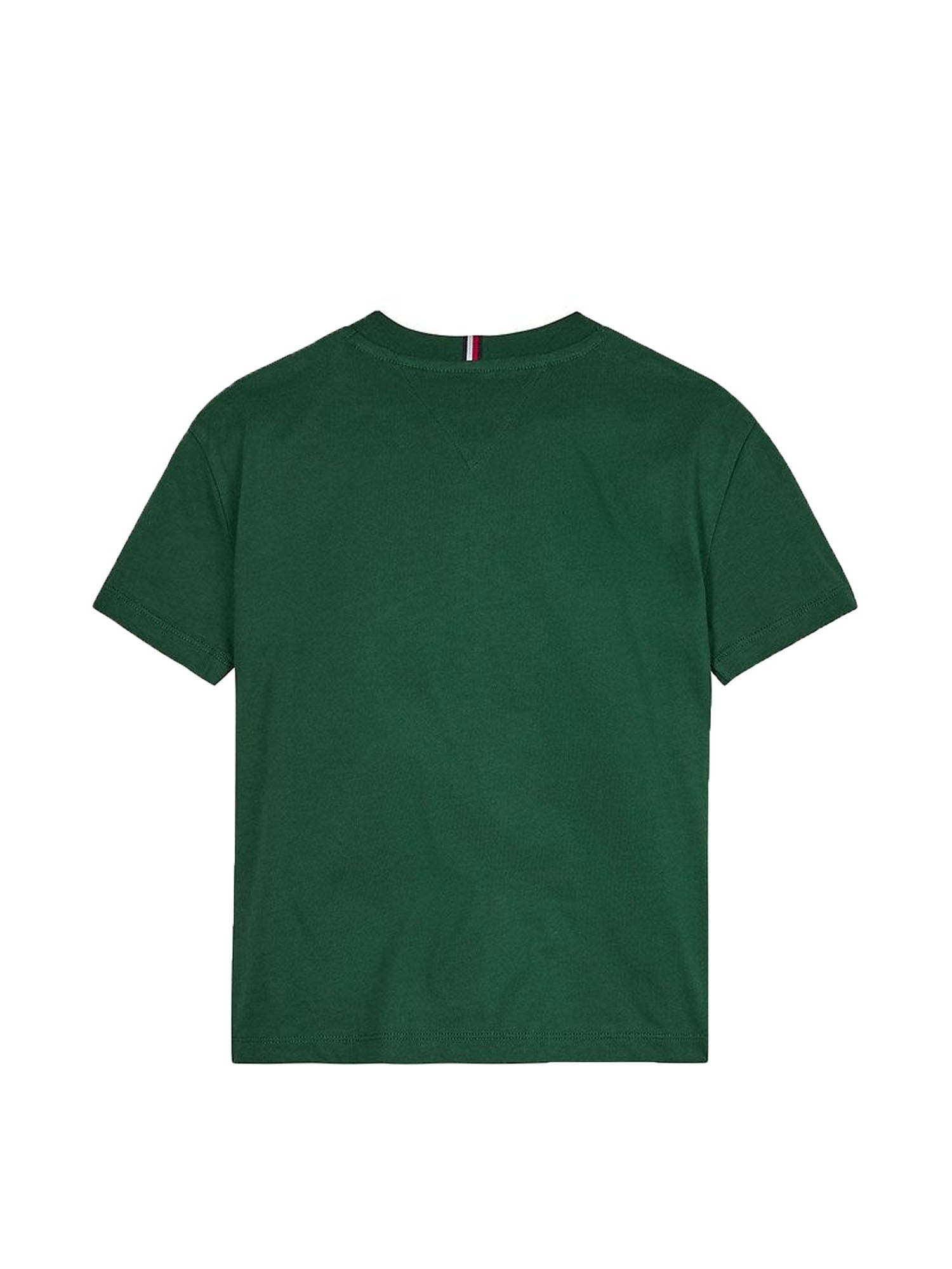 TOMMY HILFIGER KIDS T-SHIRT COLLEGE 85 VERDE