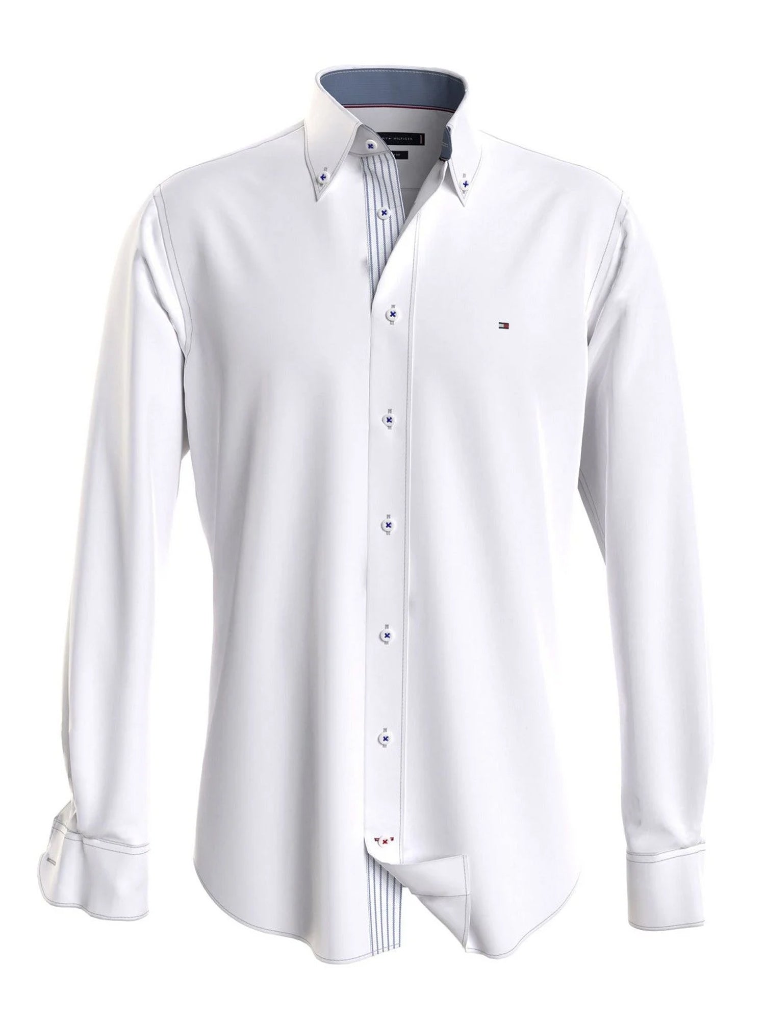 TOMMY HILFIGER CAMICIA CLASSICA BIANCO