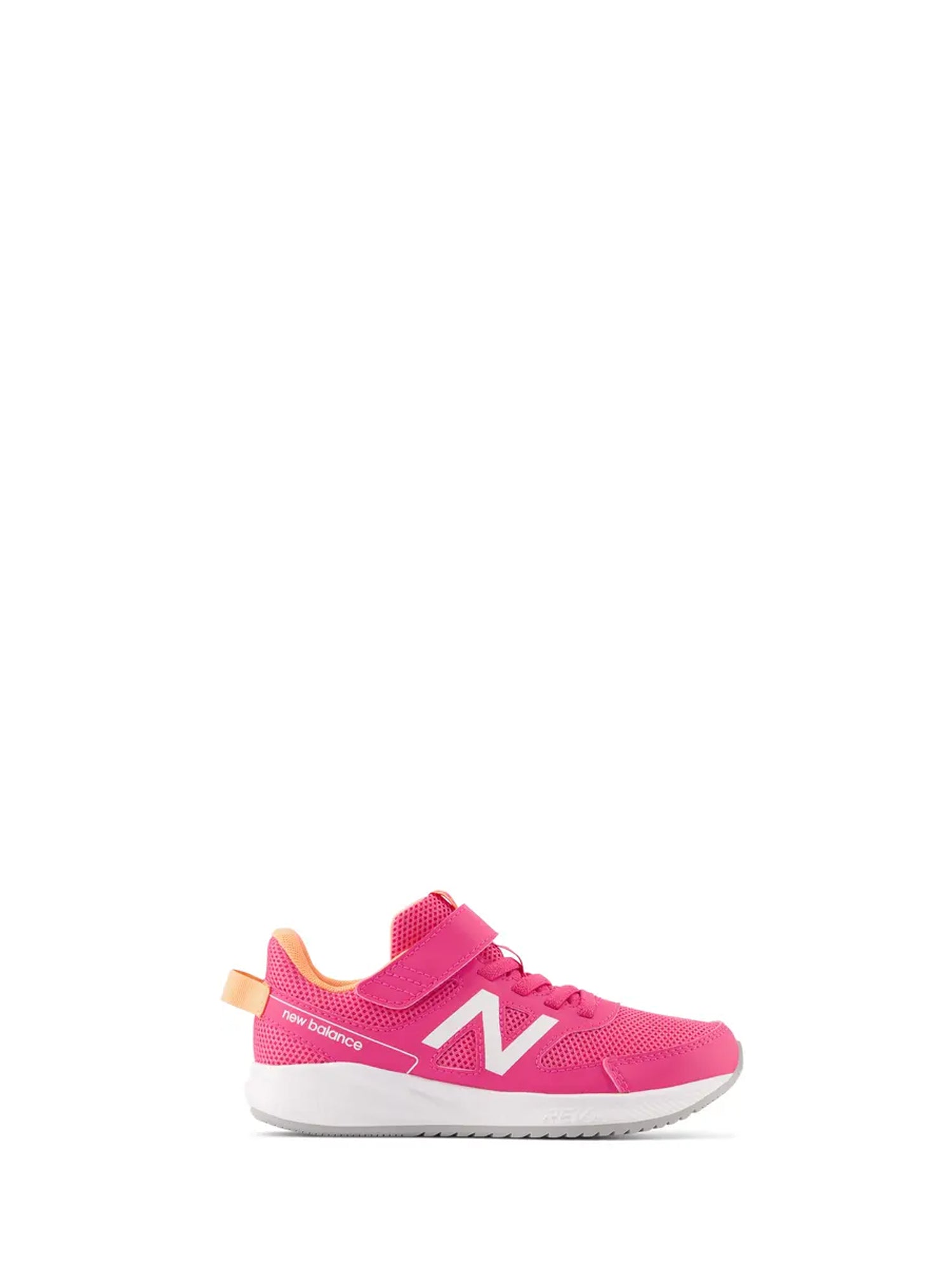 NEW BALANCE SNEAKERS 570 JR ROSA-ARANCIO-BIANCO