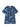 NIKE T-SHIRT CAMO LEAF KIDS BLU