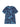 NIKE T-SHIRT CAMO LEAF KIDS BLU