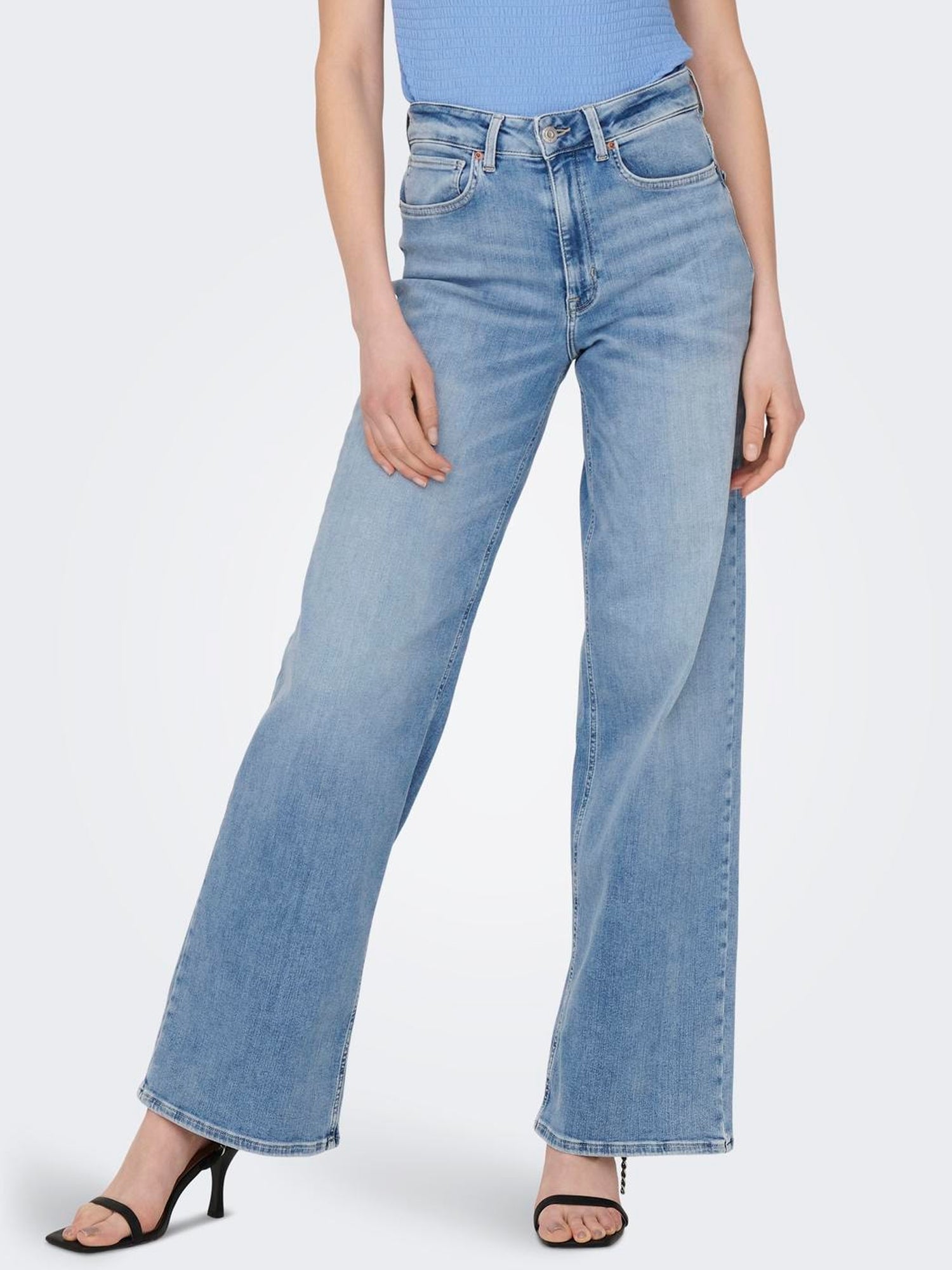 ONLY JEANS MADISON BLUSH IN DENIM BLU CHIARO