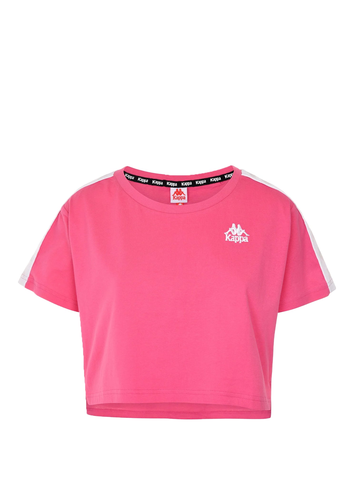 KAPPA T-SHIRT CROPPED 222 BANDA APUA FUXIA