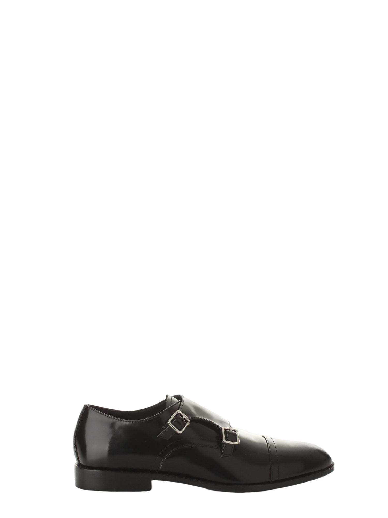 MANUEL RITZ SCARPE MONK NERO